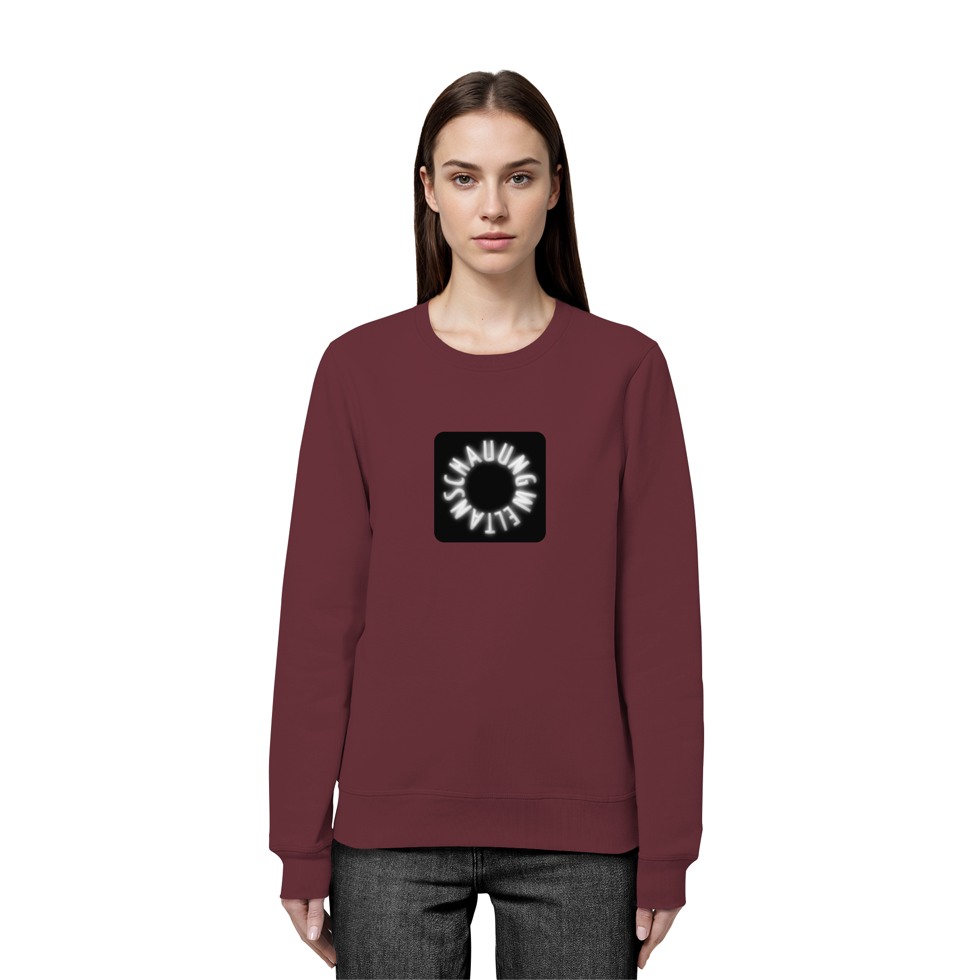 WHITE FRONT (K5) - Organic Basic Unisex Sweatshirt