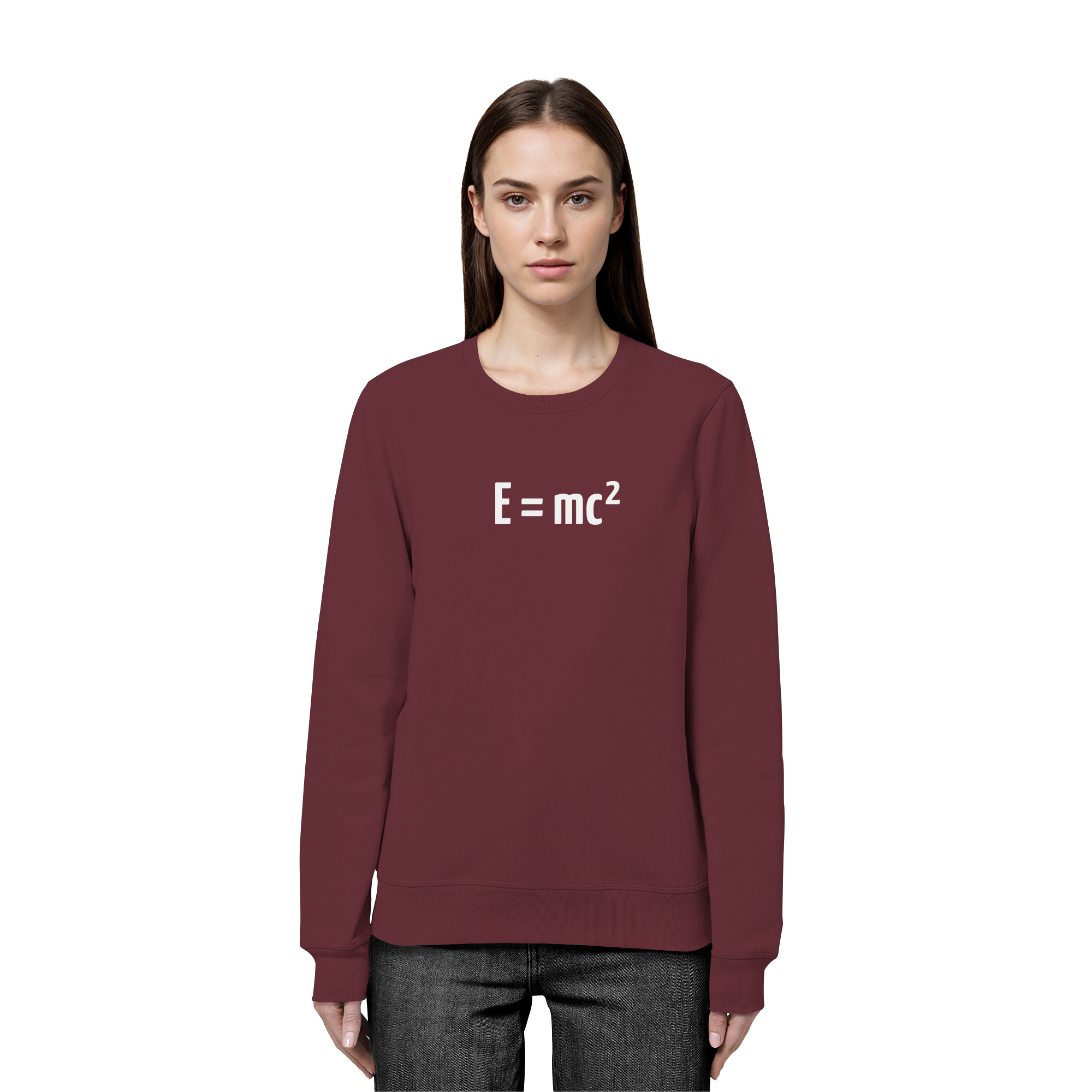 WHITE FRONT (K3) - Organic Basic Unisex Sweatshirt