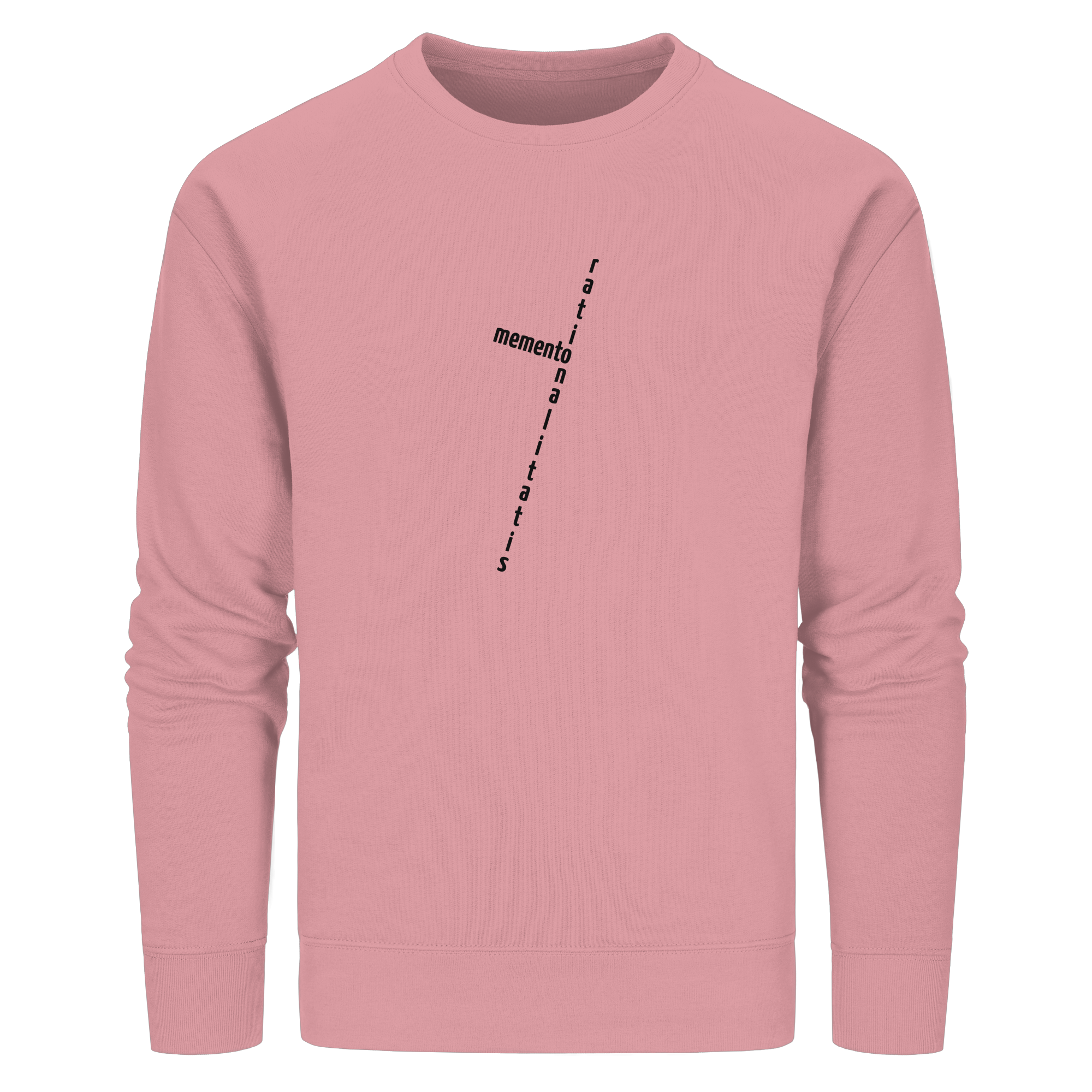 BLACK FRONT (K2) - Organic Basic Unisex Sweatshirt