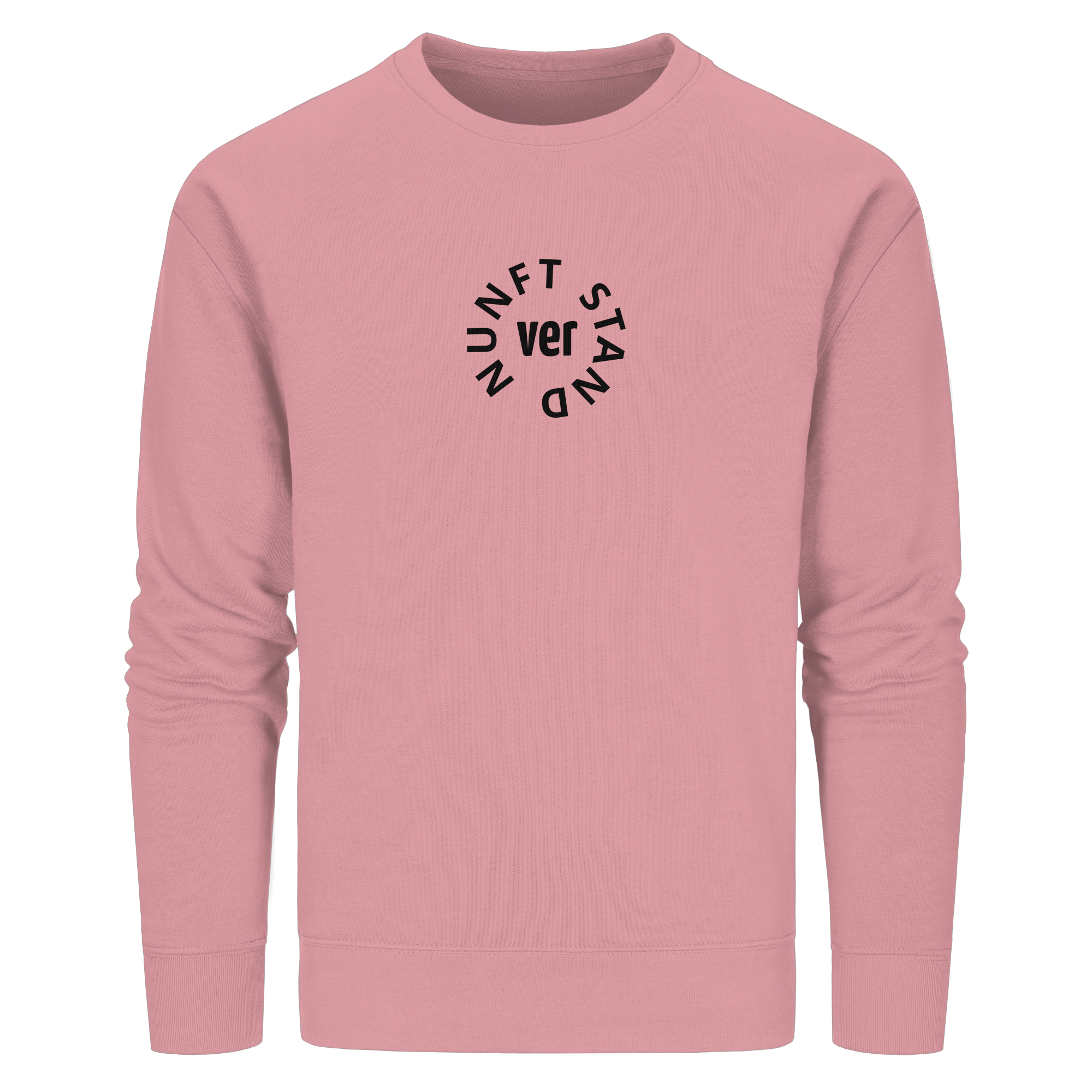 BLACK FRONT (K4) - Organic Basic Unisex Sweatshirt