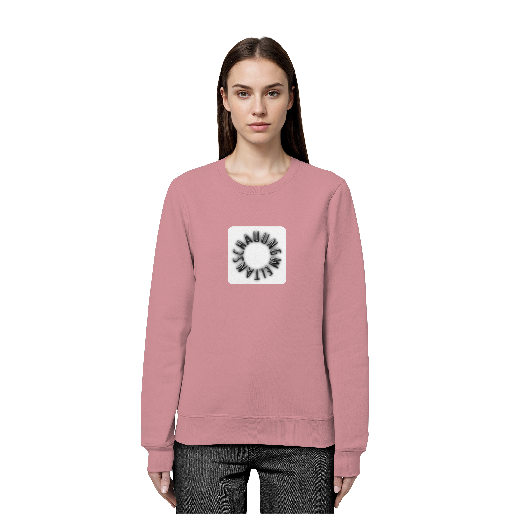 BLACK FRONT (K5) - Organic Basic Unisex Sweatshirt