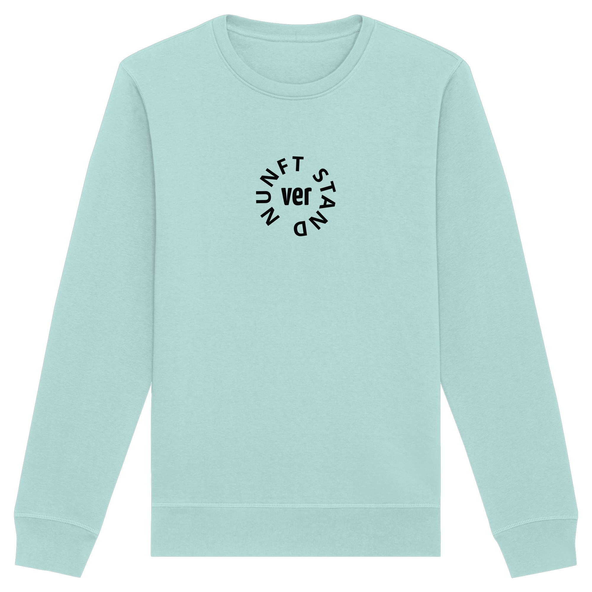 BLACK FRONT (K4) - Organic Basic Unisex Sweatshirt