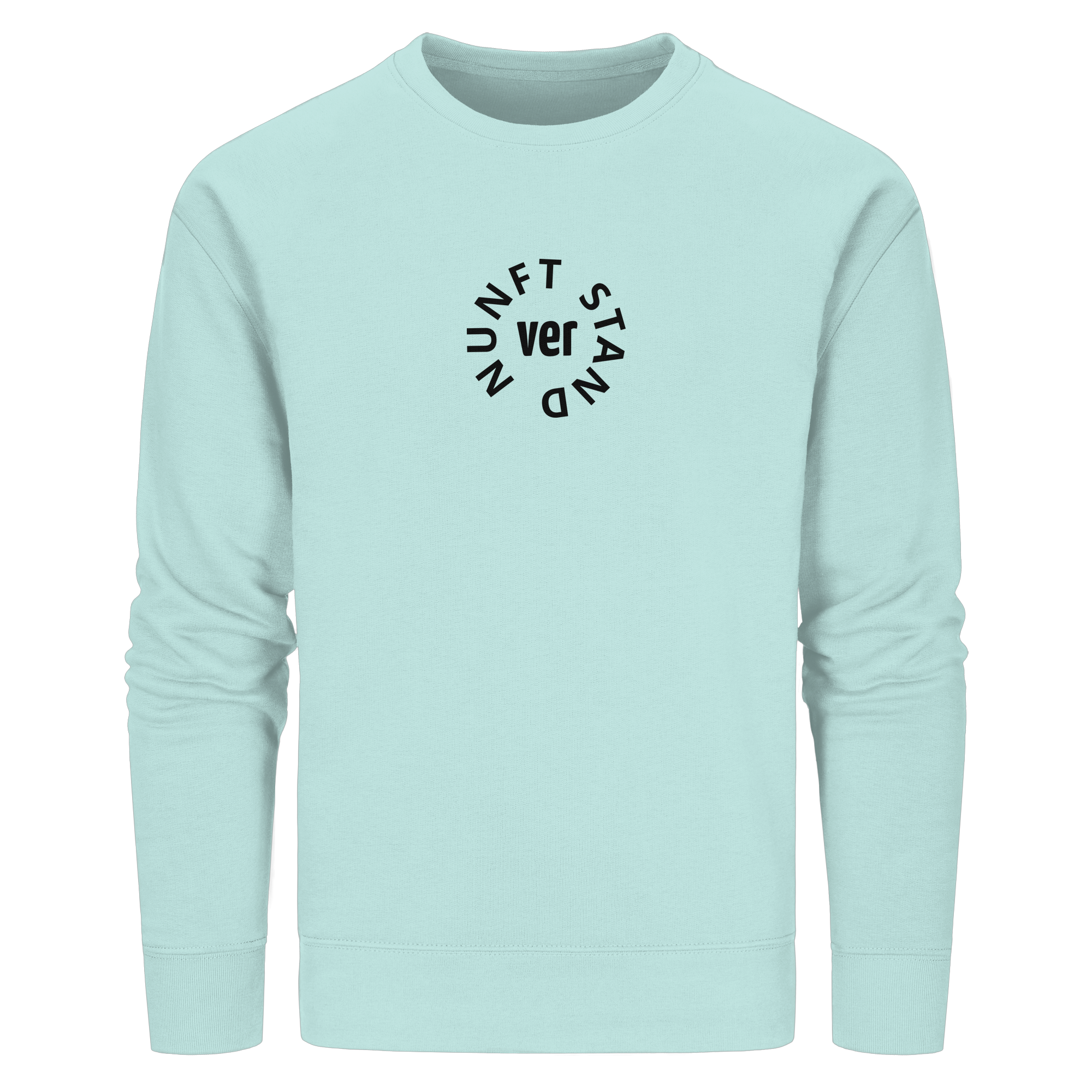 BLACK FRONT (K4) - Organic Basic Unisex Sweatshirt