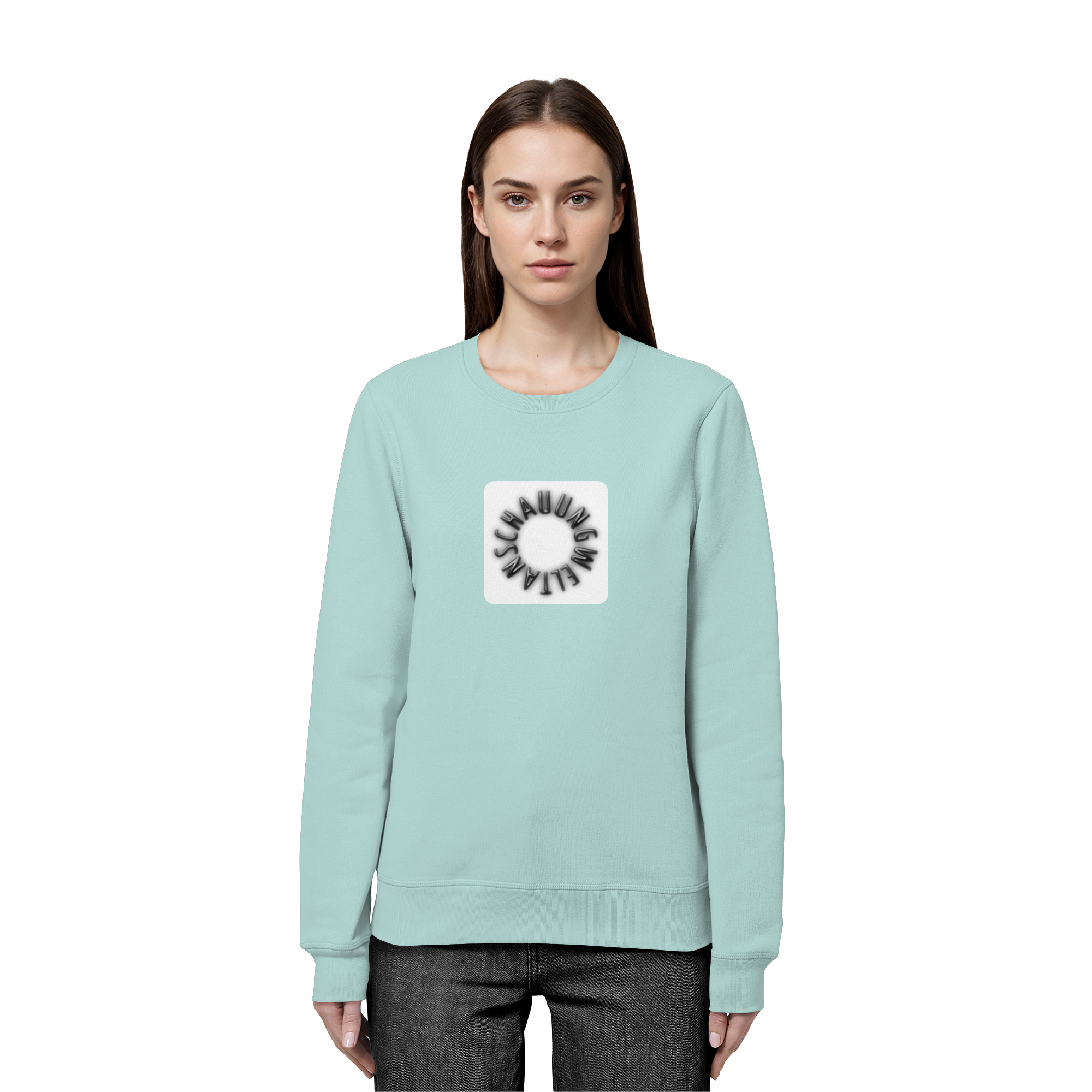 BLACK FRONT (K5) - Organic Basic Unisex Sweatshirt