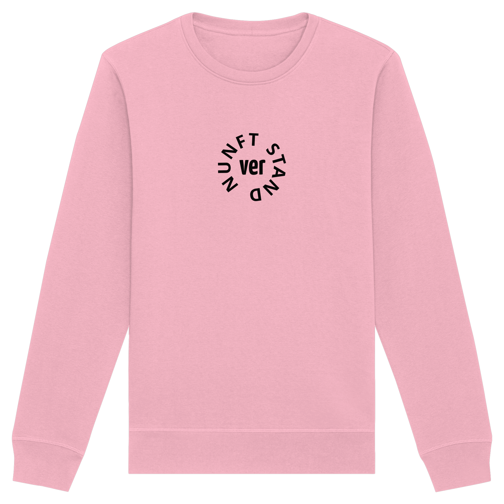 BLACK FRONT (K4) - Organic Basic Unisex Sweatshirt