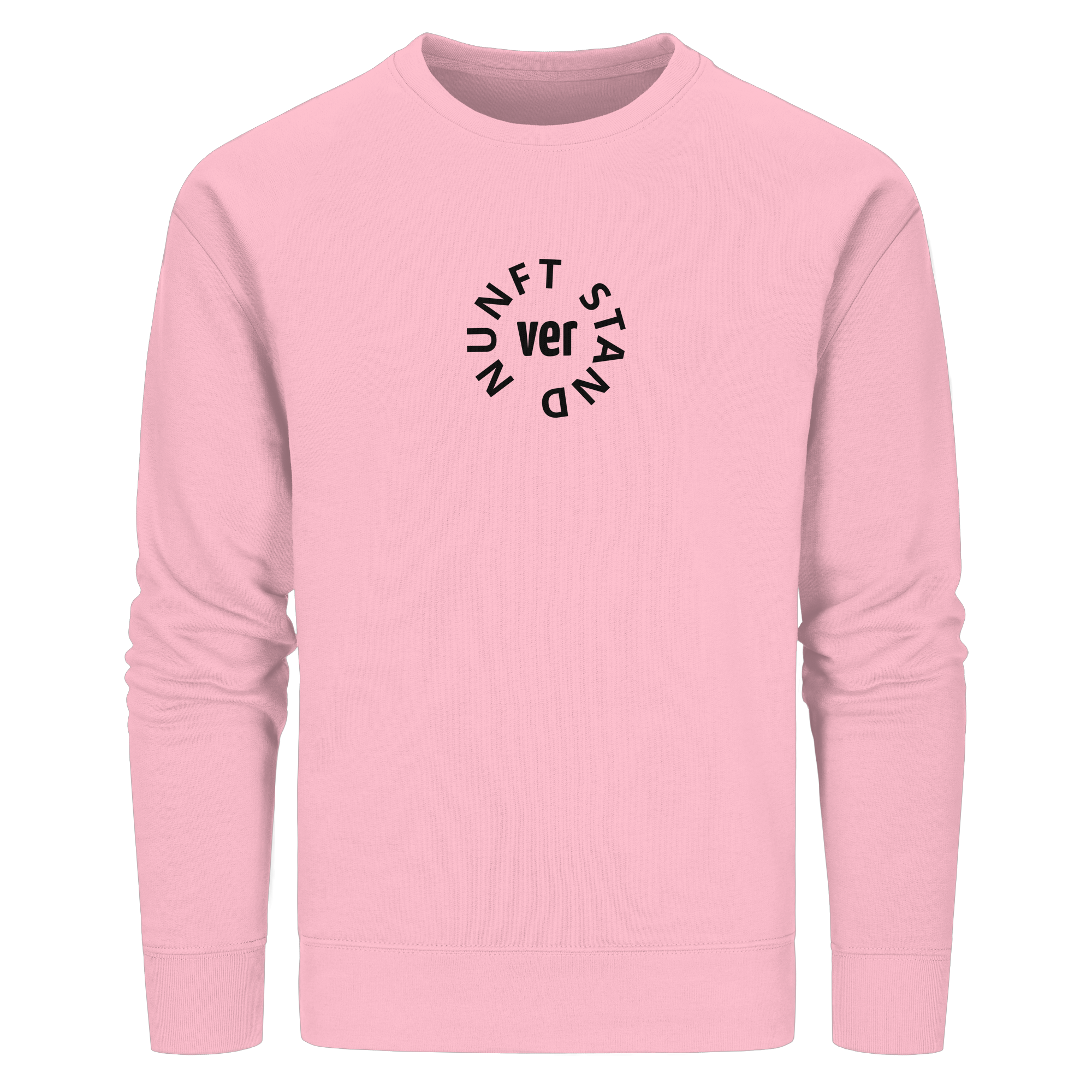 BLACK FRONT (K4) - Organic Basic Unisex Sweatshirt
