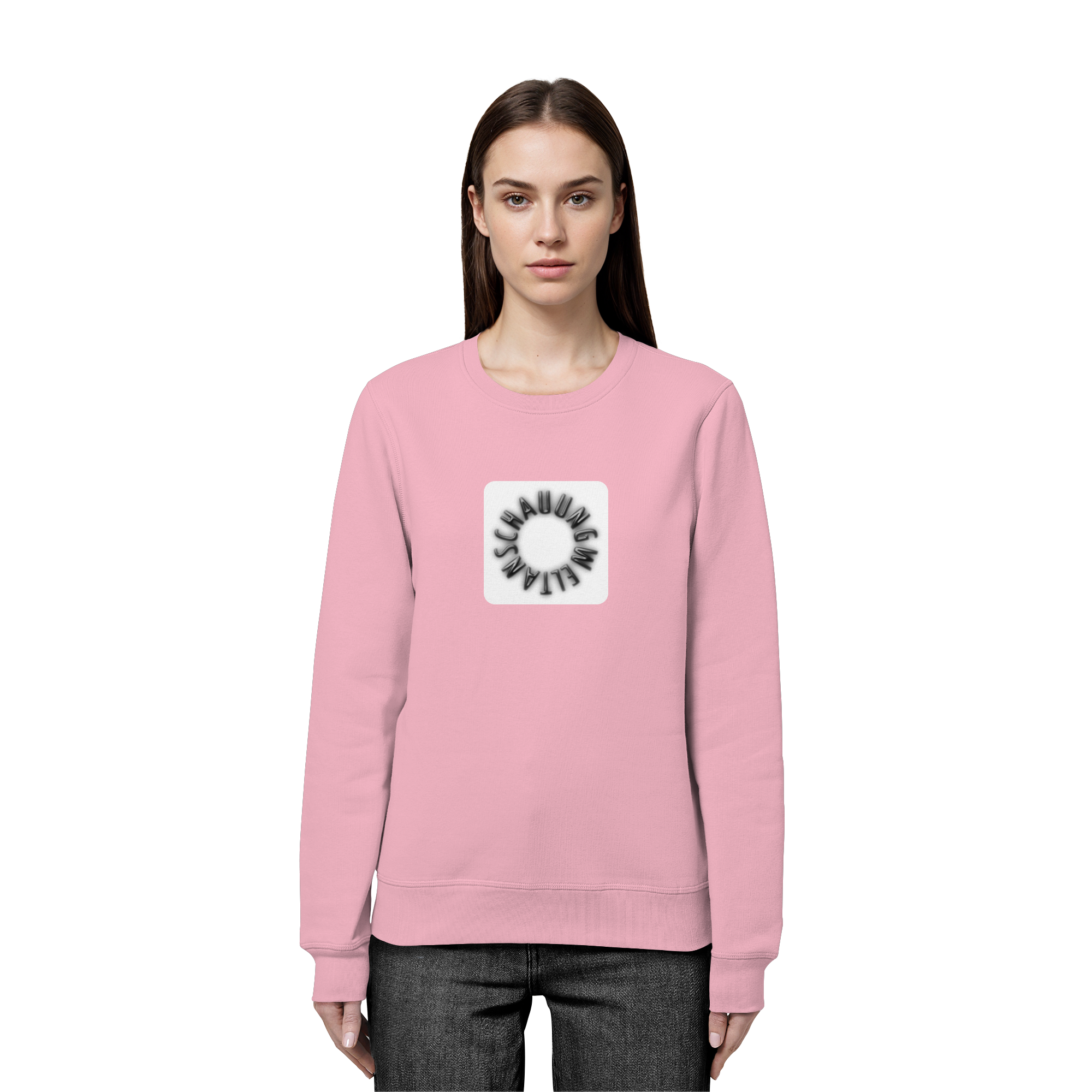 BLACK FRONT (K5) - Organic Basic Unisex Sweatshirt