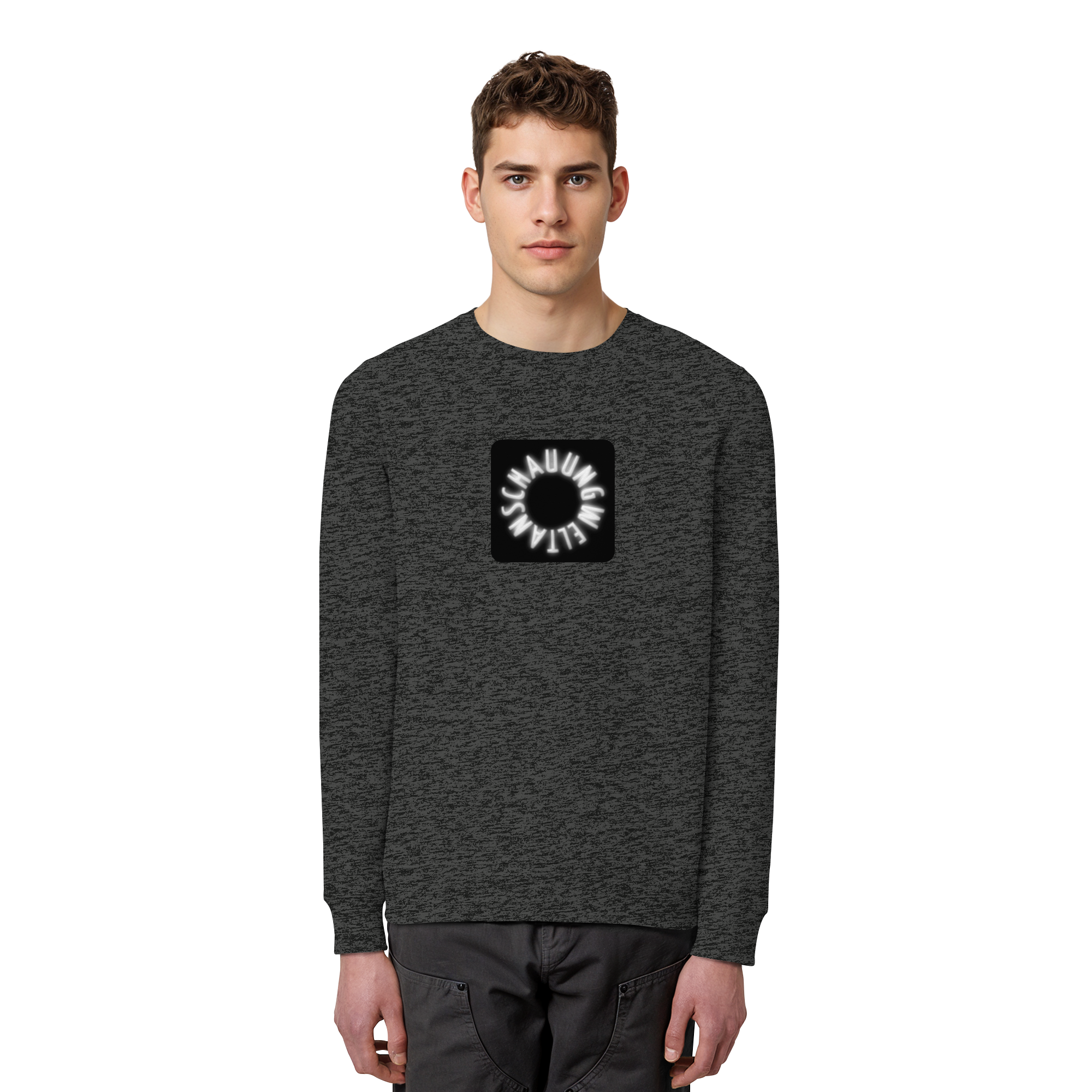 WHITE FRONT (K5) - Organic Basic Unisex Sweatshirt