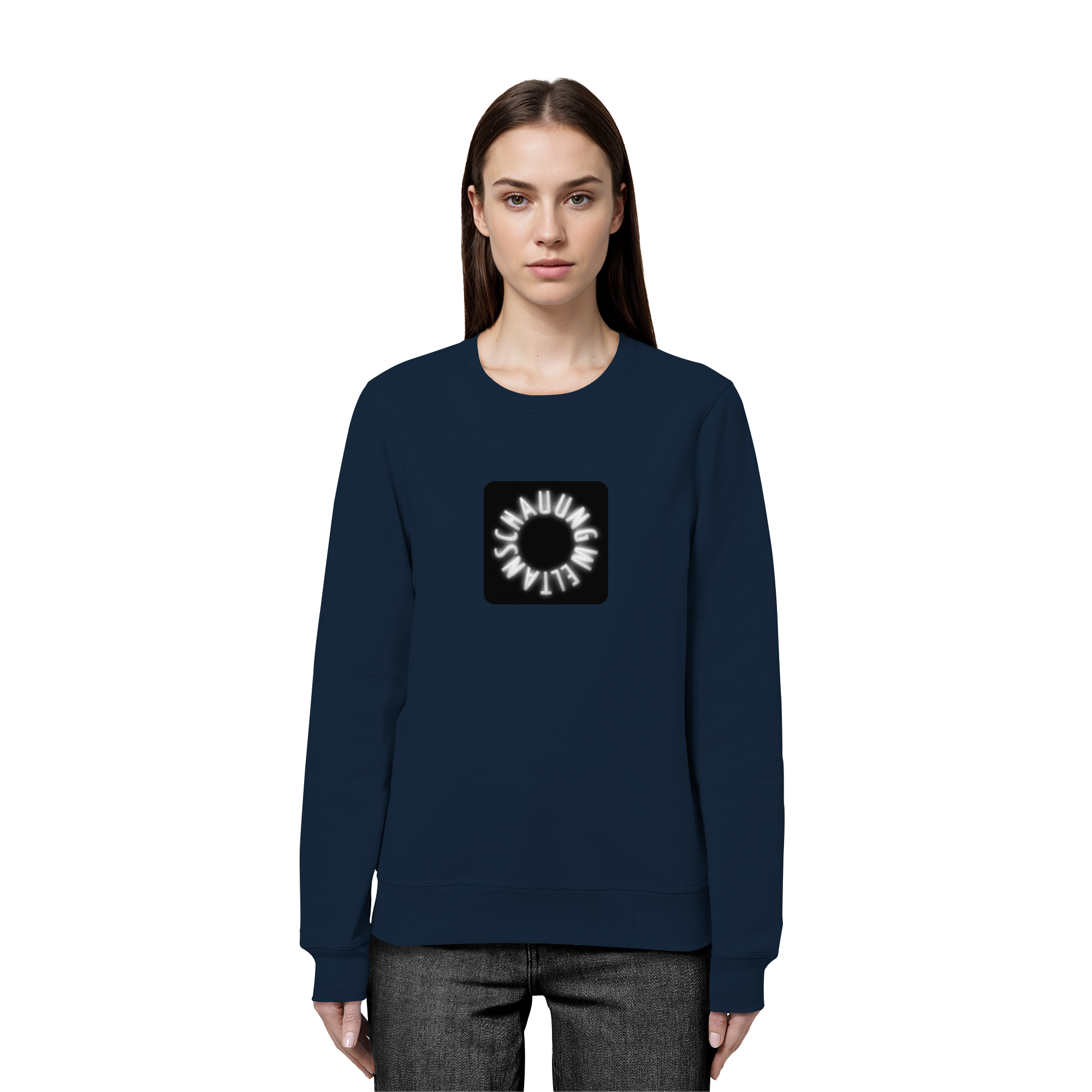 WHITE FRONT (K5) - Organic Basic Unisex Sweatshirt