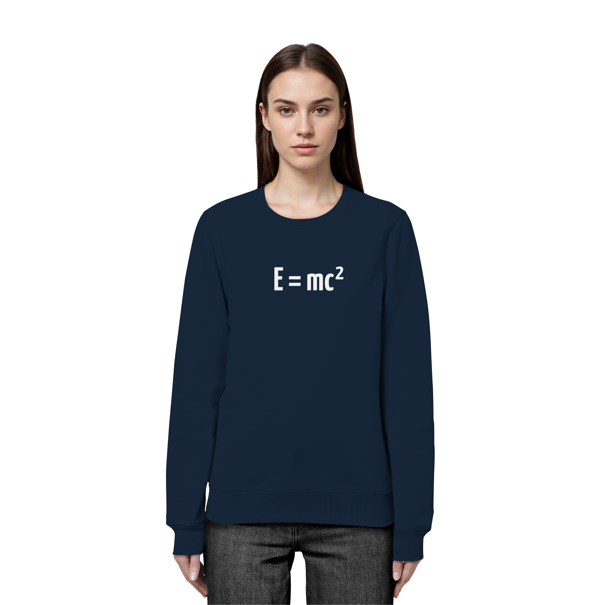 WHITE FRONT (K3) - Organic Basic Unisex Sweatshirt