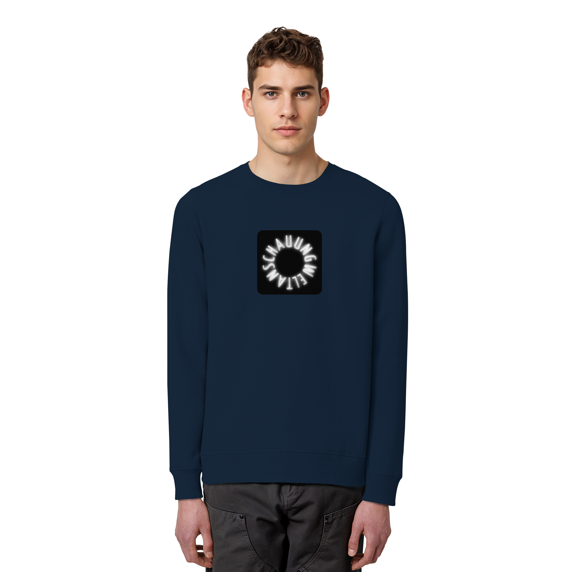 WHITE FRONT (K5) - Organic Basic Unisex Sweatshirt