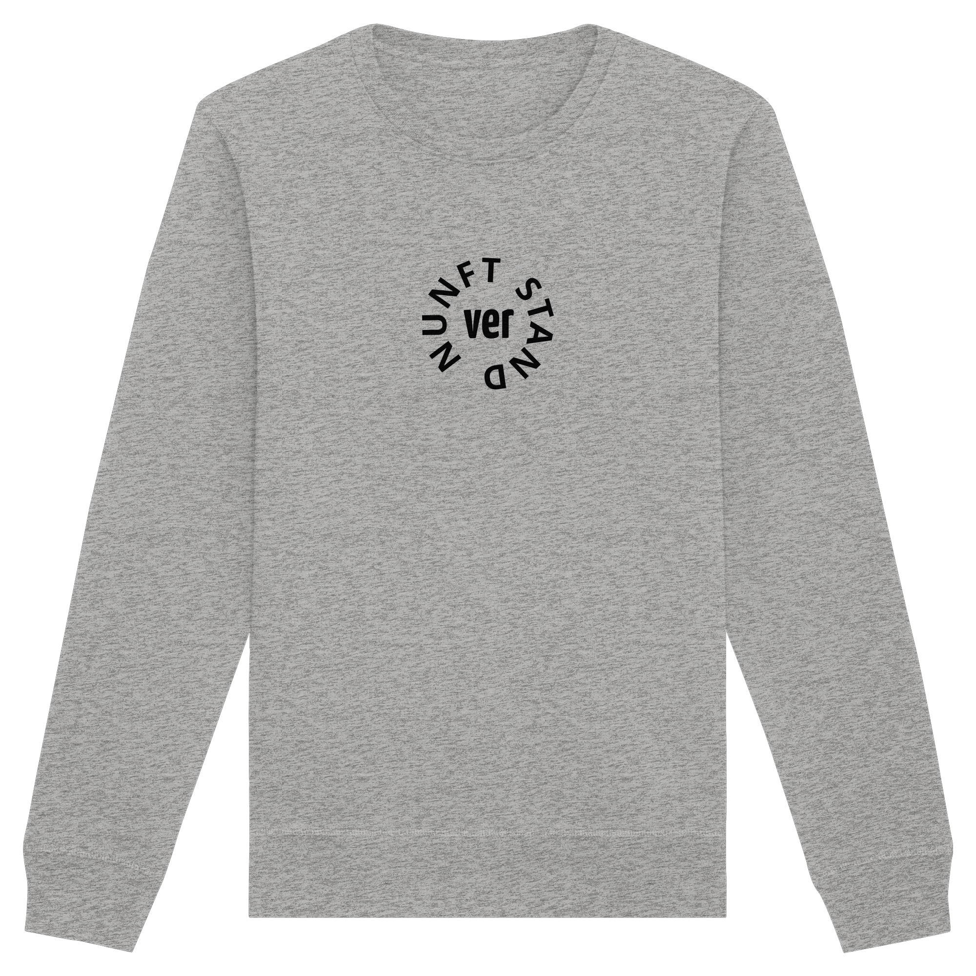 BLACK FRONT (K4) - Organic Basic Unisex Sweatshirt