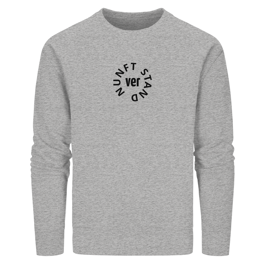 BLACK FRONT (K4) - Organic Basic Unisex Sweatshirt