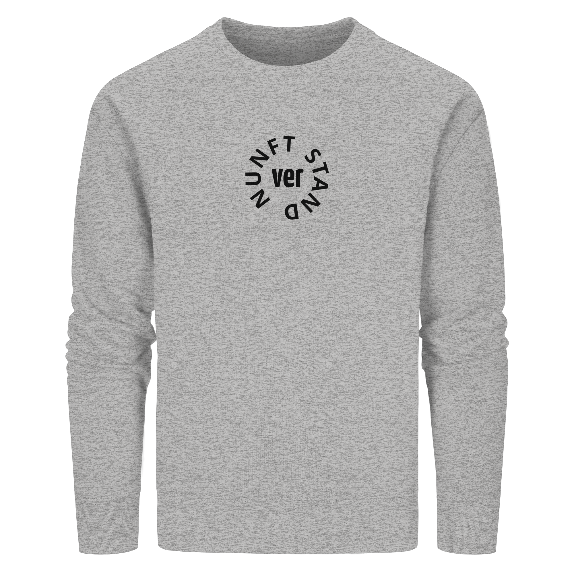 BLACK FRONT (K4) - Organic Basic Unisex Sweatshirt