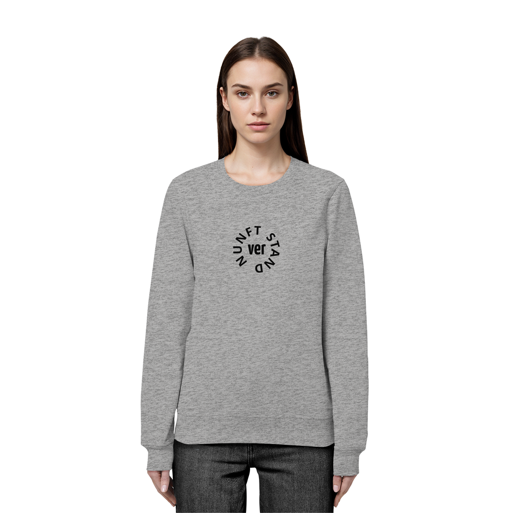 BLACK FRONT (K4) - Organic Basic Unisex Sweatshirt
