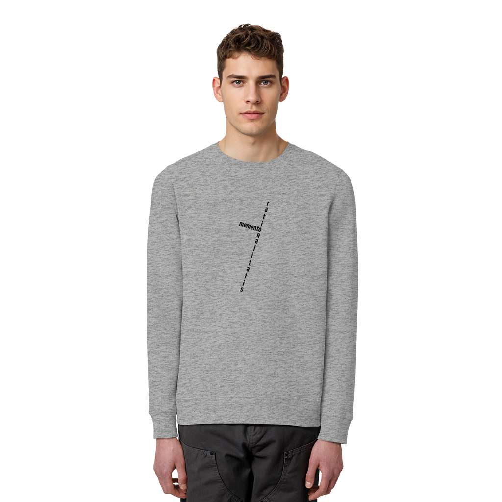 BLACK FRONT (K2) - Organic Basic Unisex Sweatshirt