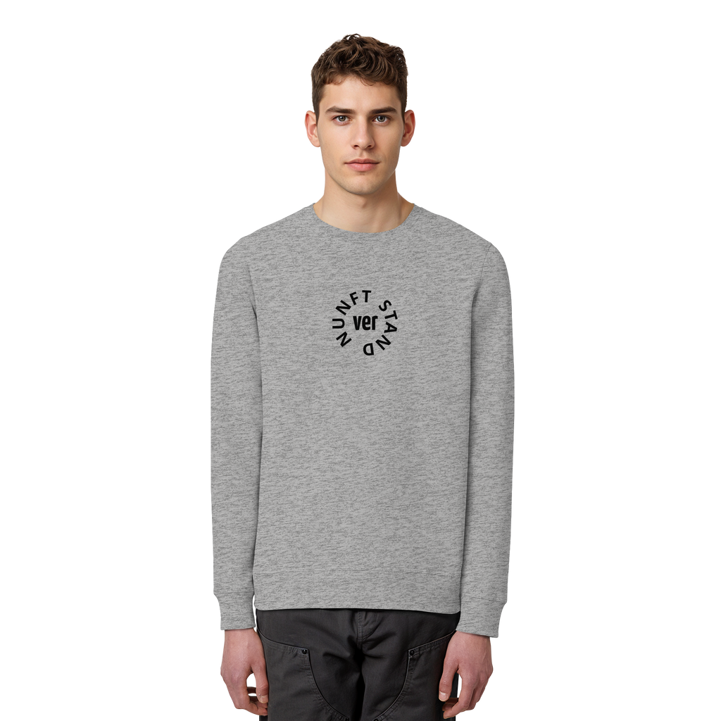 BLACK FRONT (K4) - Organic Basic Unisex Sweatshirt