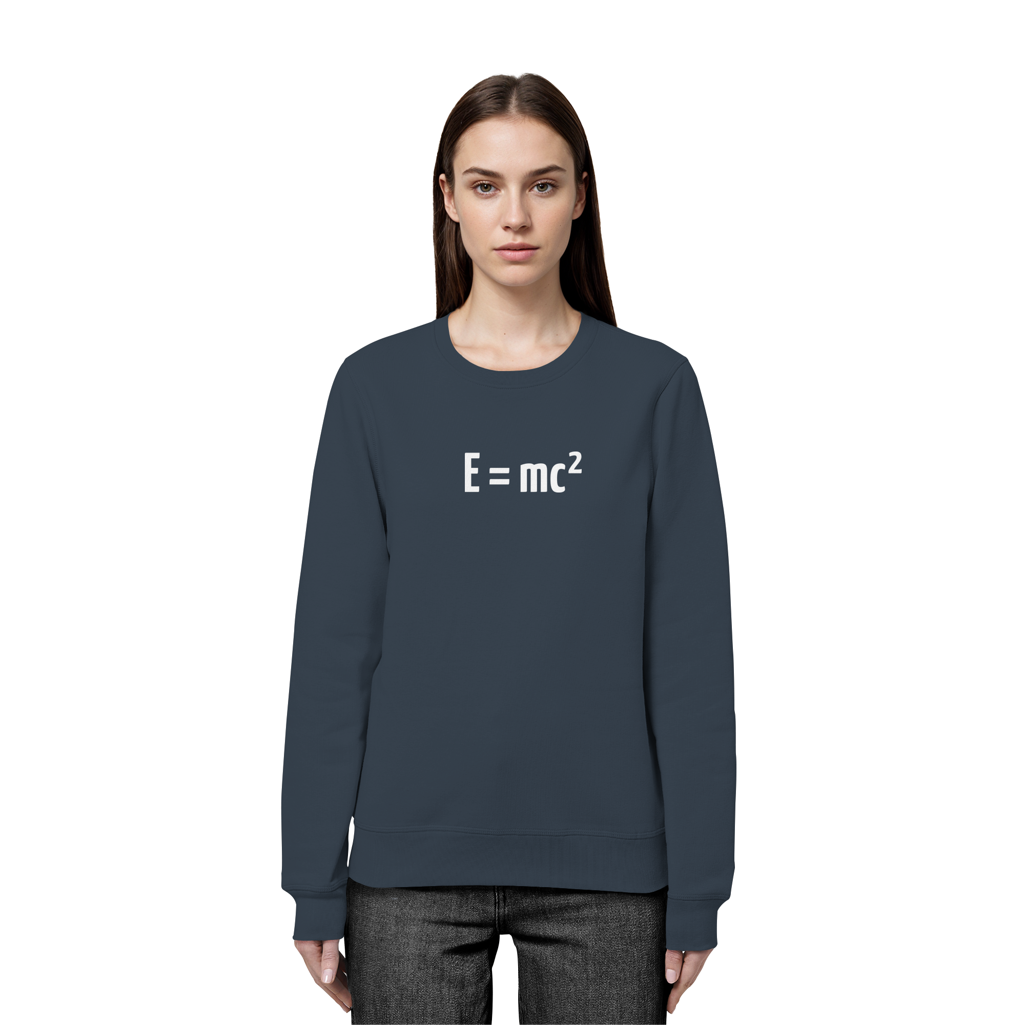 WHITE FRONT (K3) - Organic Basic Unisex Sweatshirt
