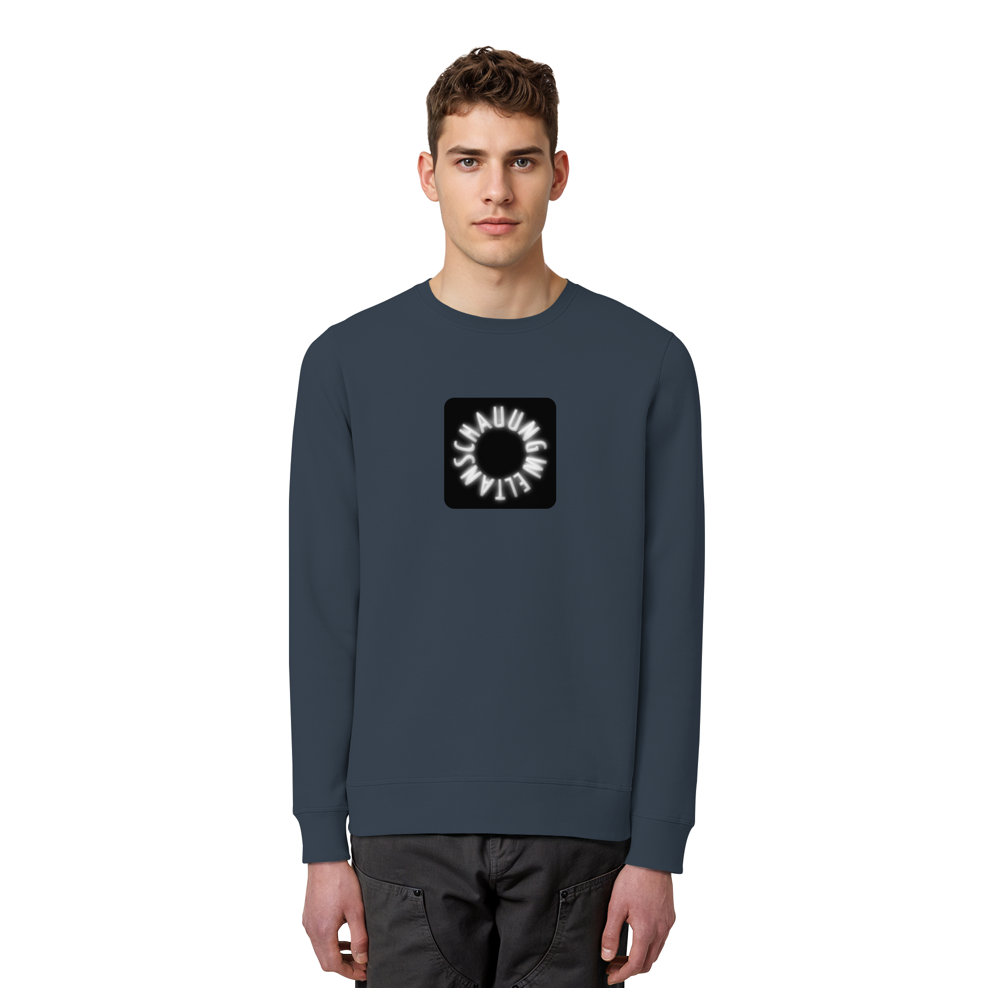 WHITE FRONT (K5) - Organic Basic Unisex Sweatshirt