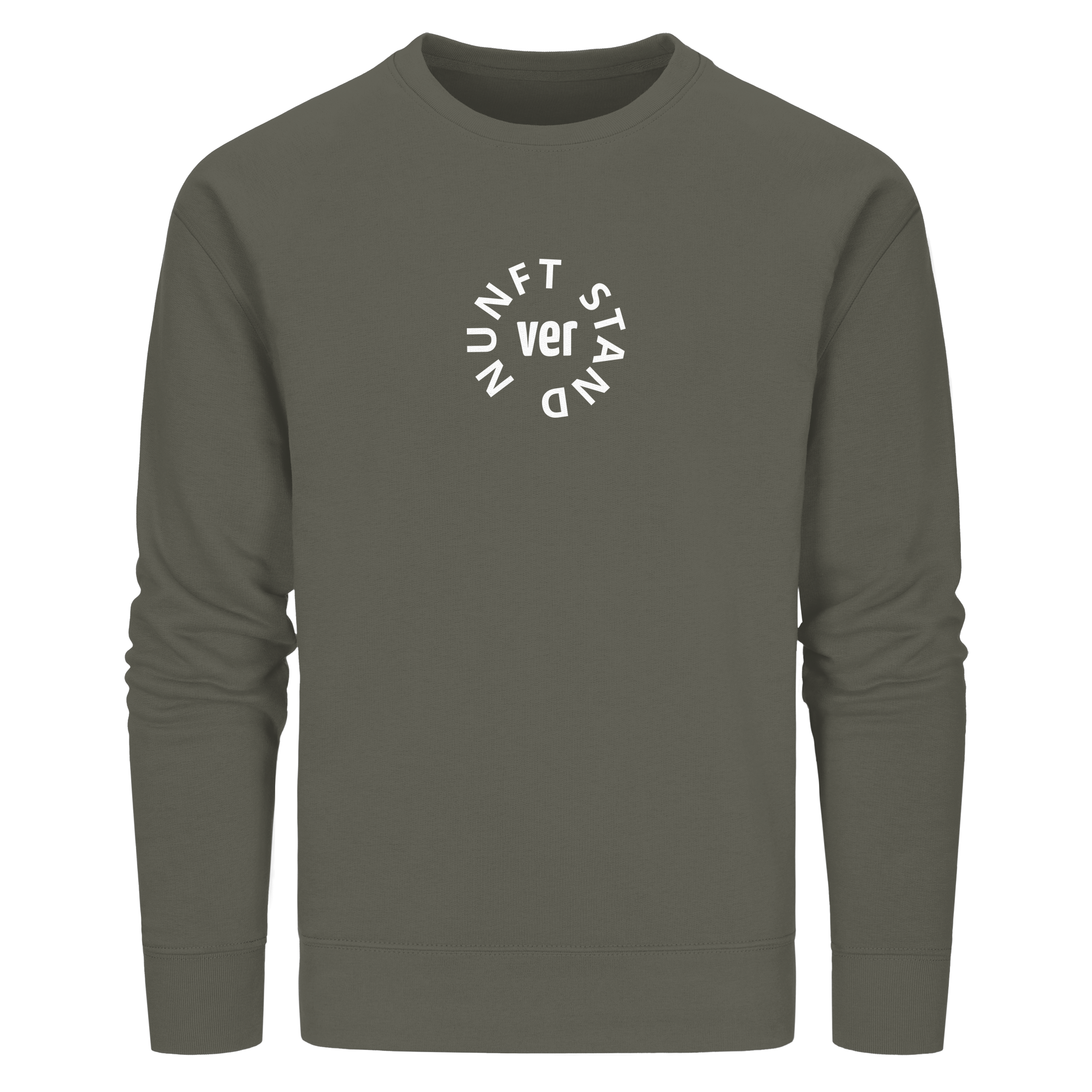 WHITE FRONT (K4) - Organic Basic Unisex Sweatshirt