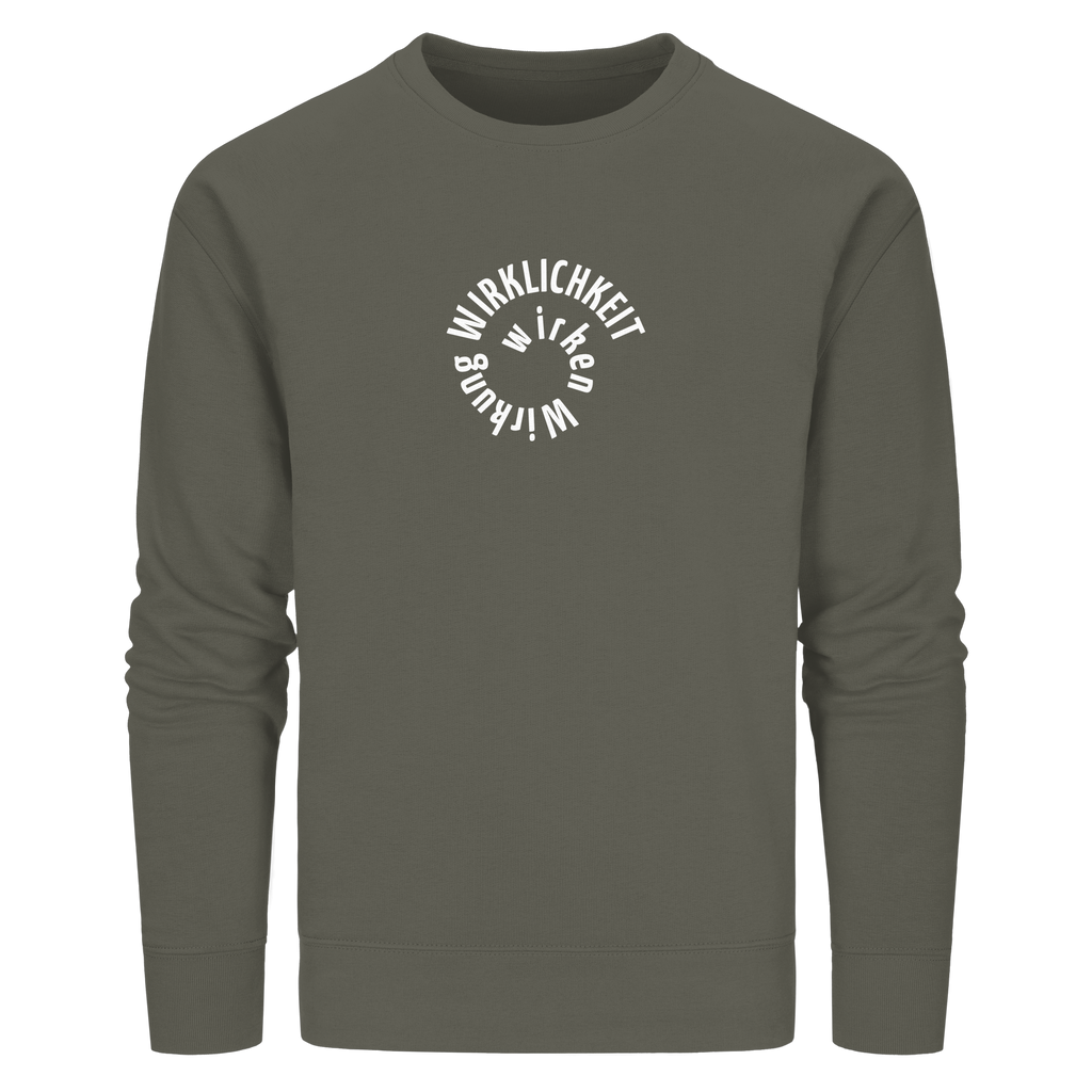 WHITE FRONT (K1) - Organic Basic Unisex Sweatshirt