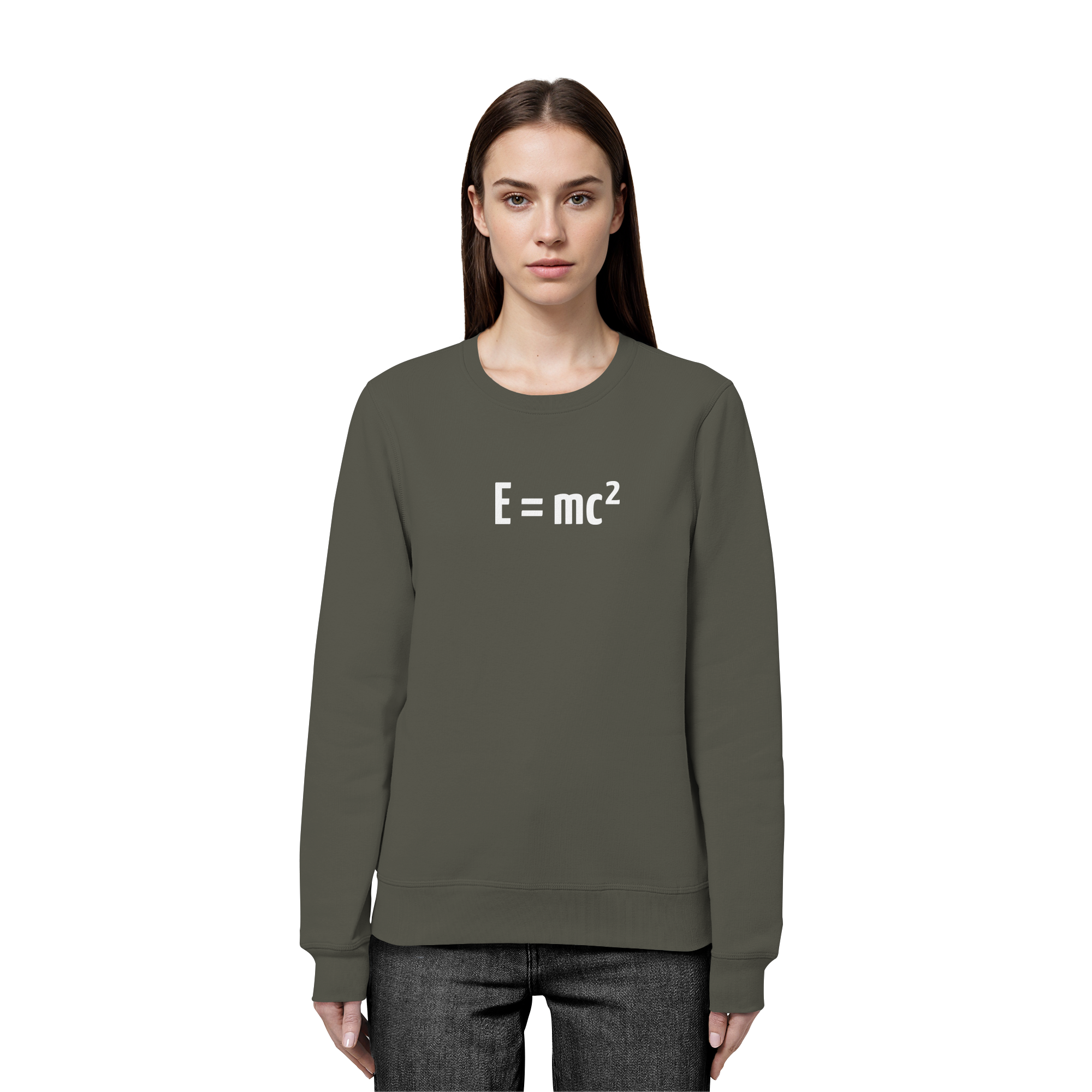 WHITE FRONT (K3) - Organic Basic Unisex Sweatshirt