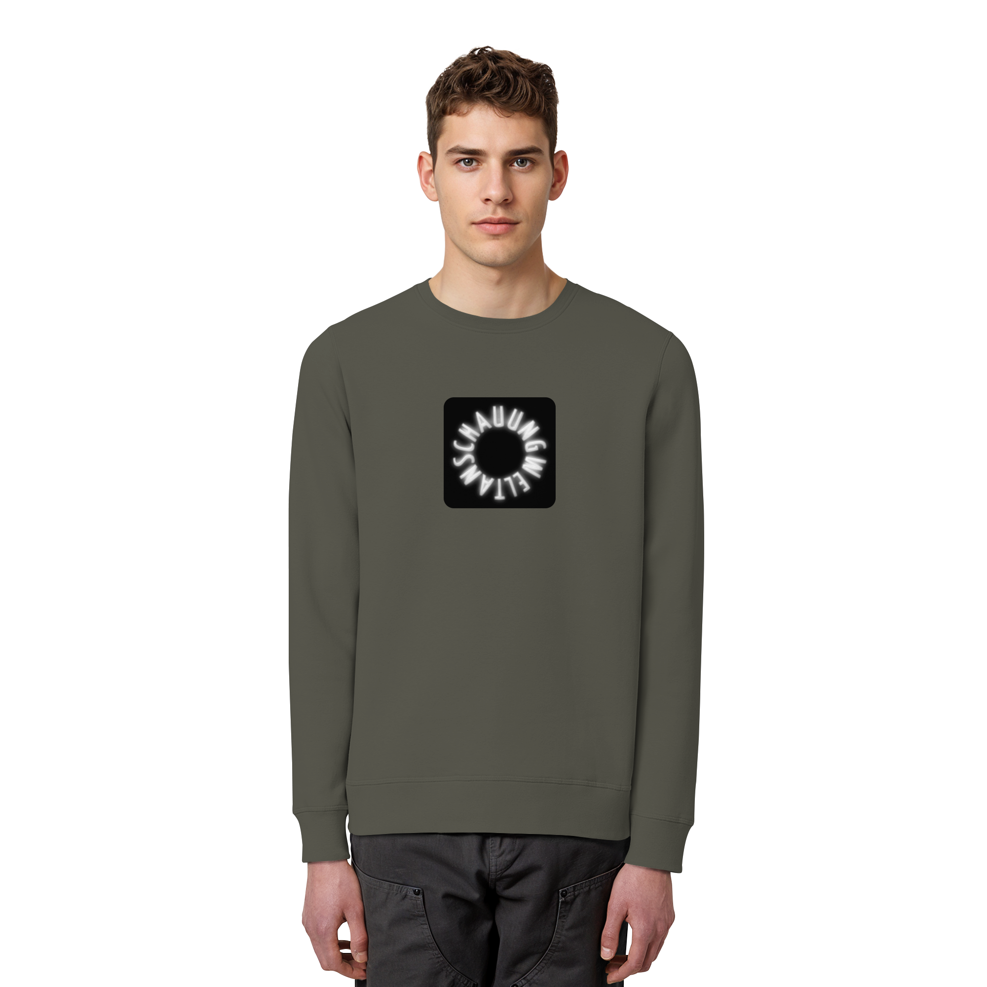 WHITE FRONT (K5) - Organic Basic Unisex Sweatshirt