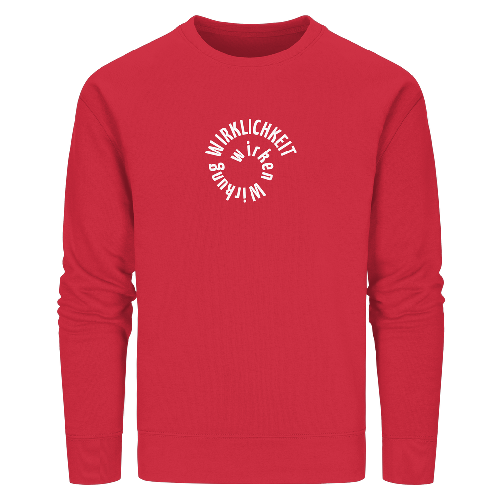 WHITE FRONT (K1) - Organic Basic Unisex Sweatshirt
