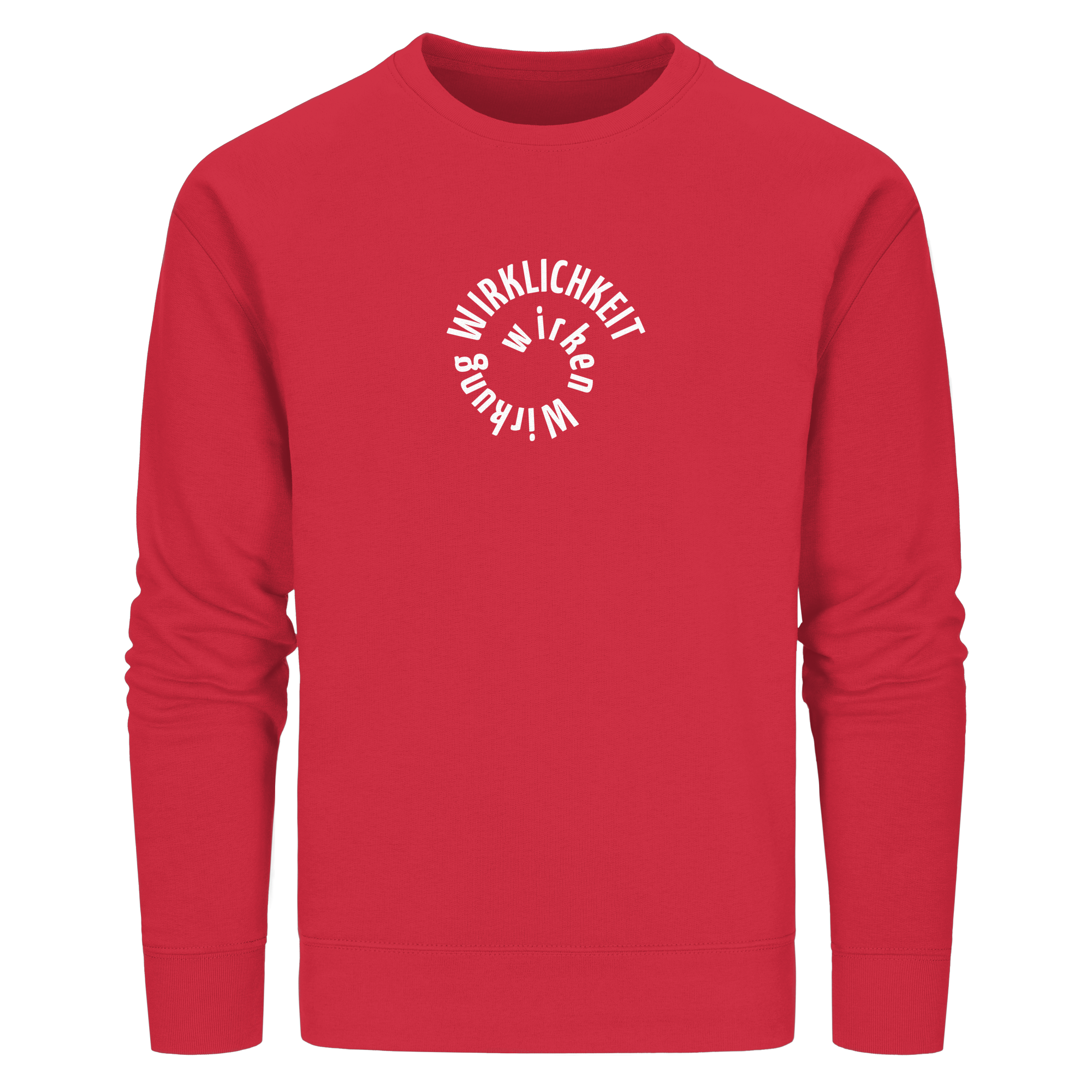 WHITE FRONT (K1) - Organic Basic Unisex Sweatshirt
