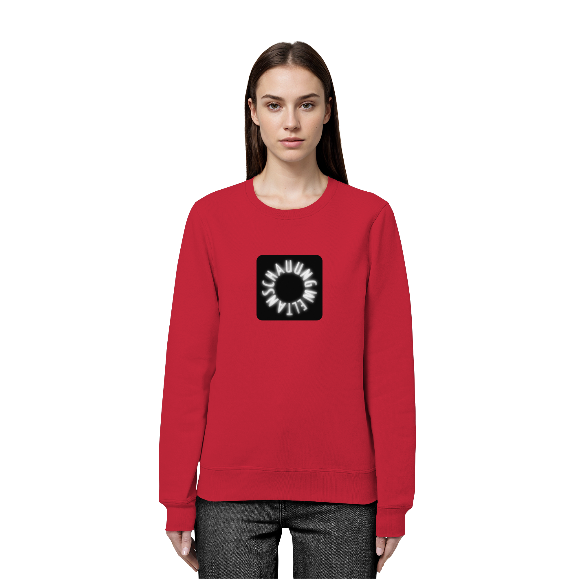 WHITE FRONT (K5) - Organic Basic Unisex Sweatshirt