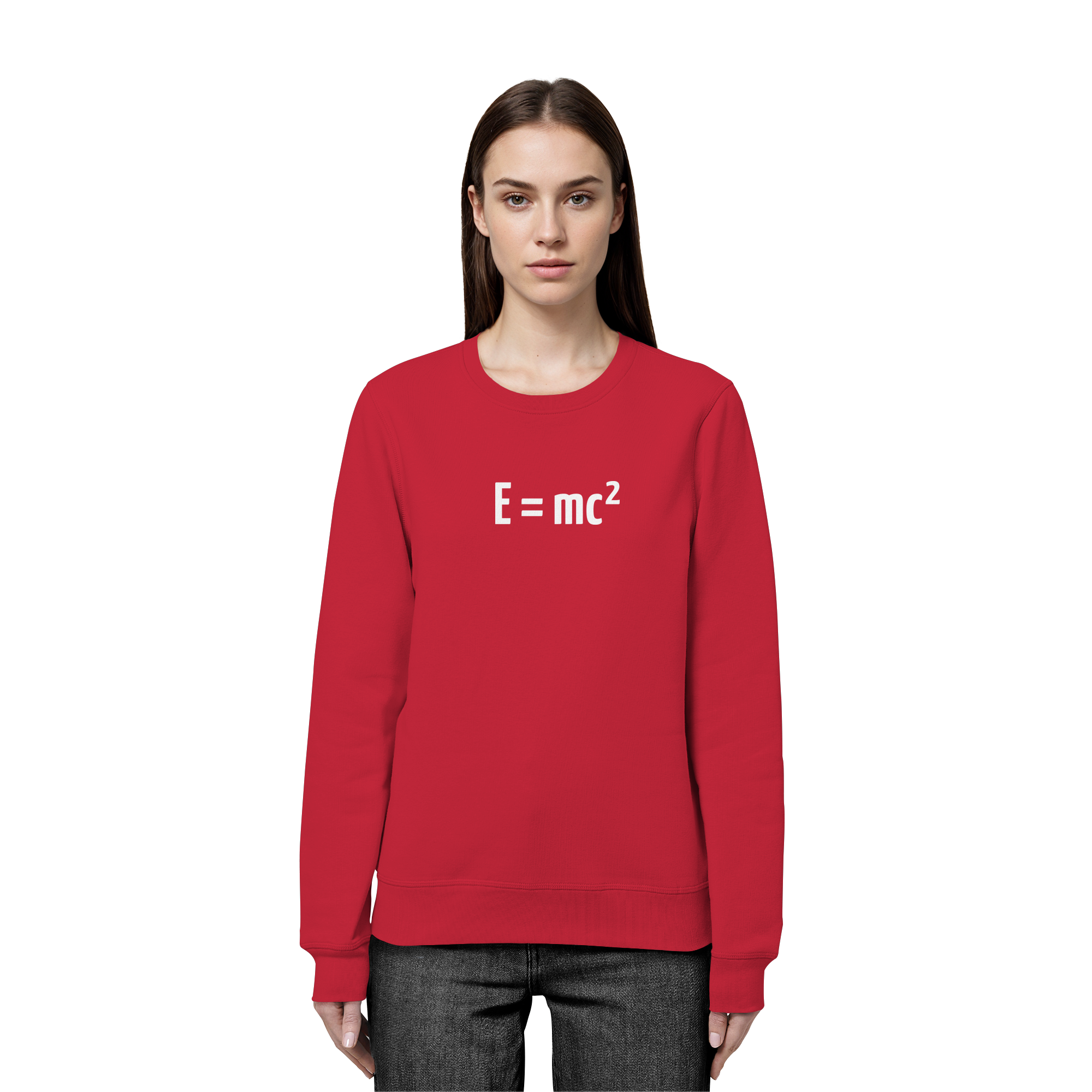 WHITE FRONT (K3) - Organic Basic Unisex Sweatshirt