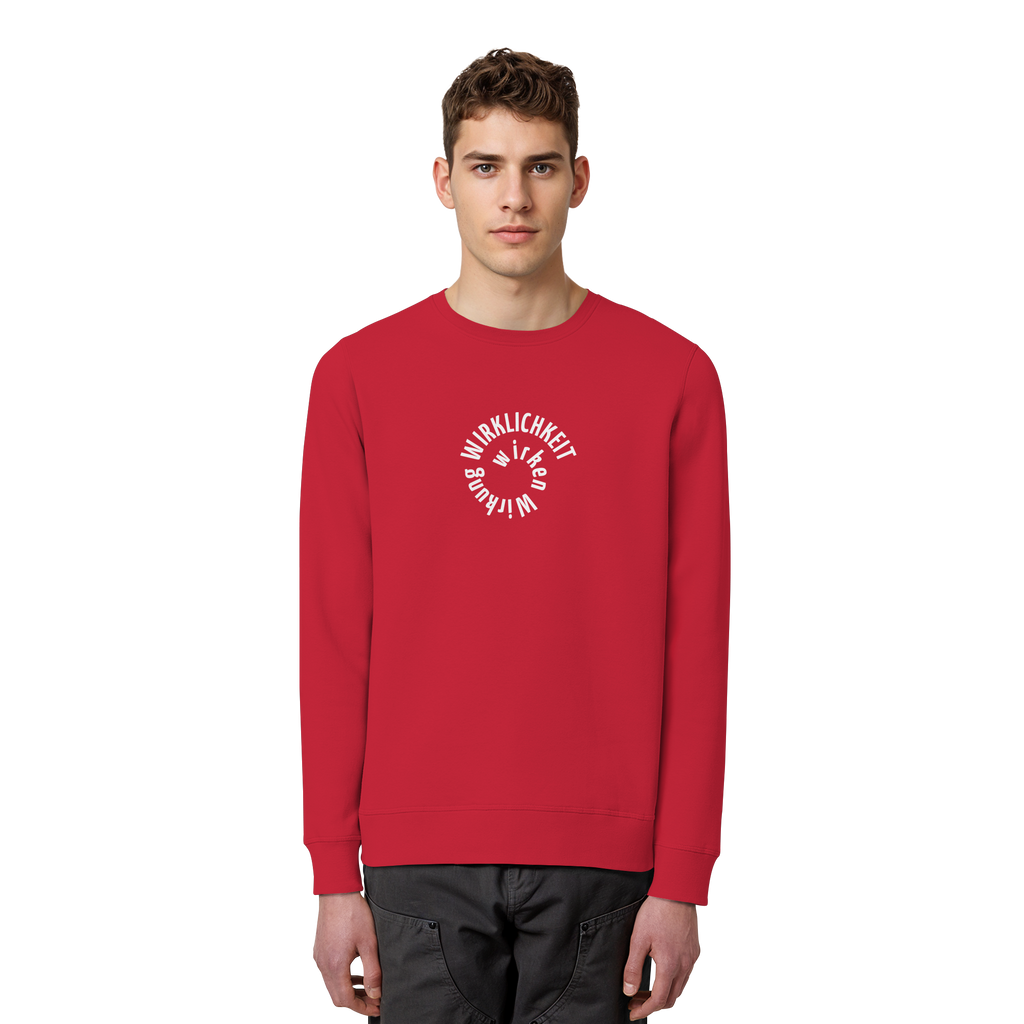 WHITE FRONT (K1) - Organic Basic Unisex Sweatshirt