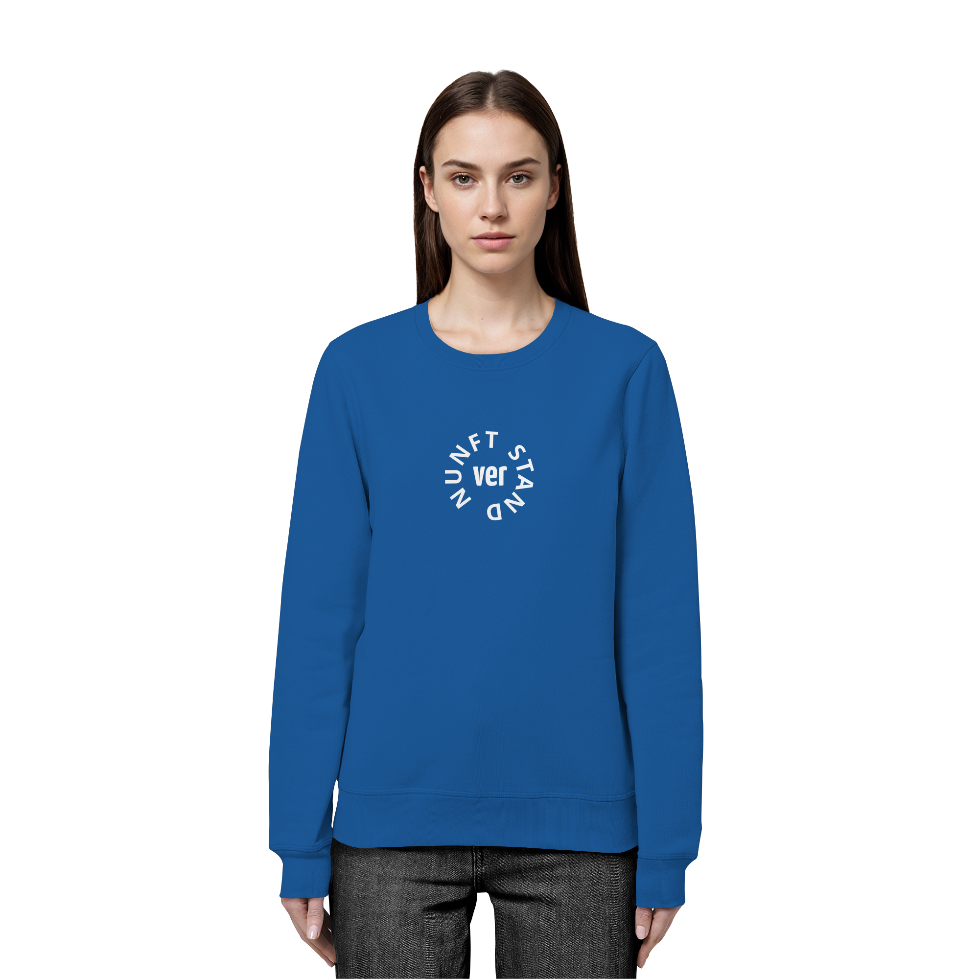 WHITE FRONT (K4) - Organic Basic Unisex Sweatshirt