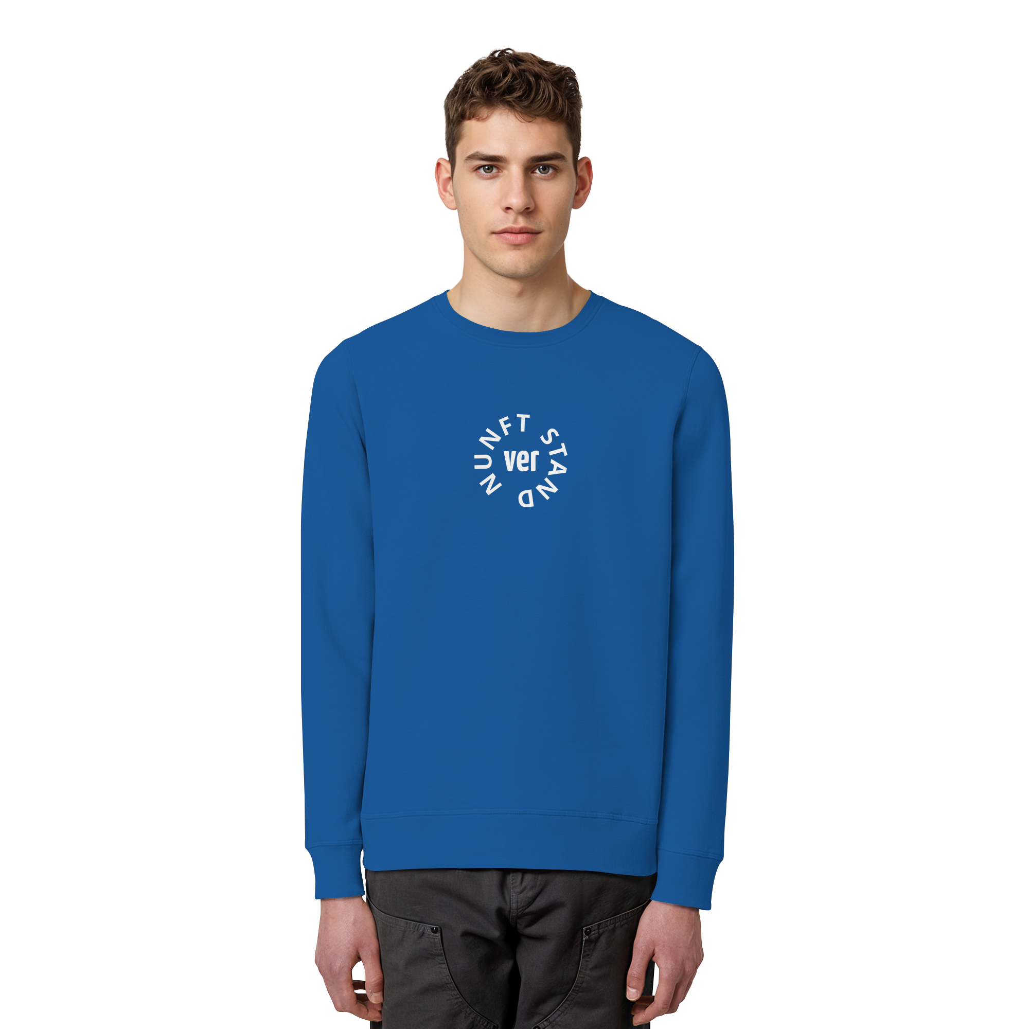 WHITE FRONT (K4) - Organic Basic Unisex Sweatshirt