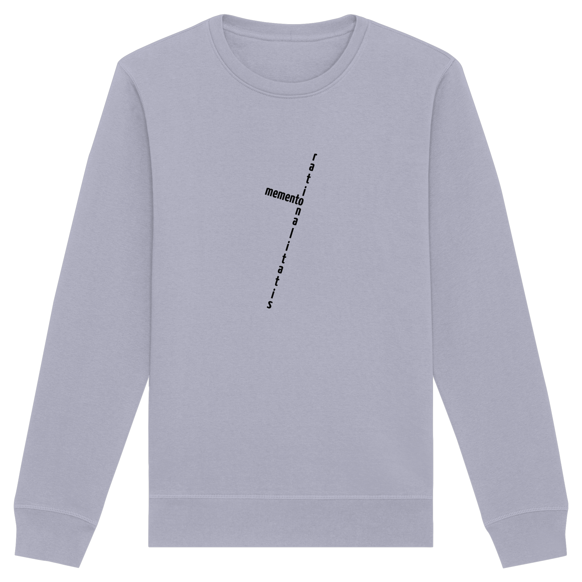 BLACK FRONT (K2) - Organic Basic Unisex Sweatshirt