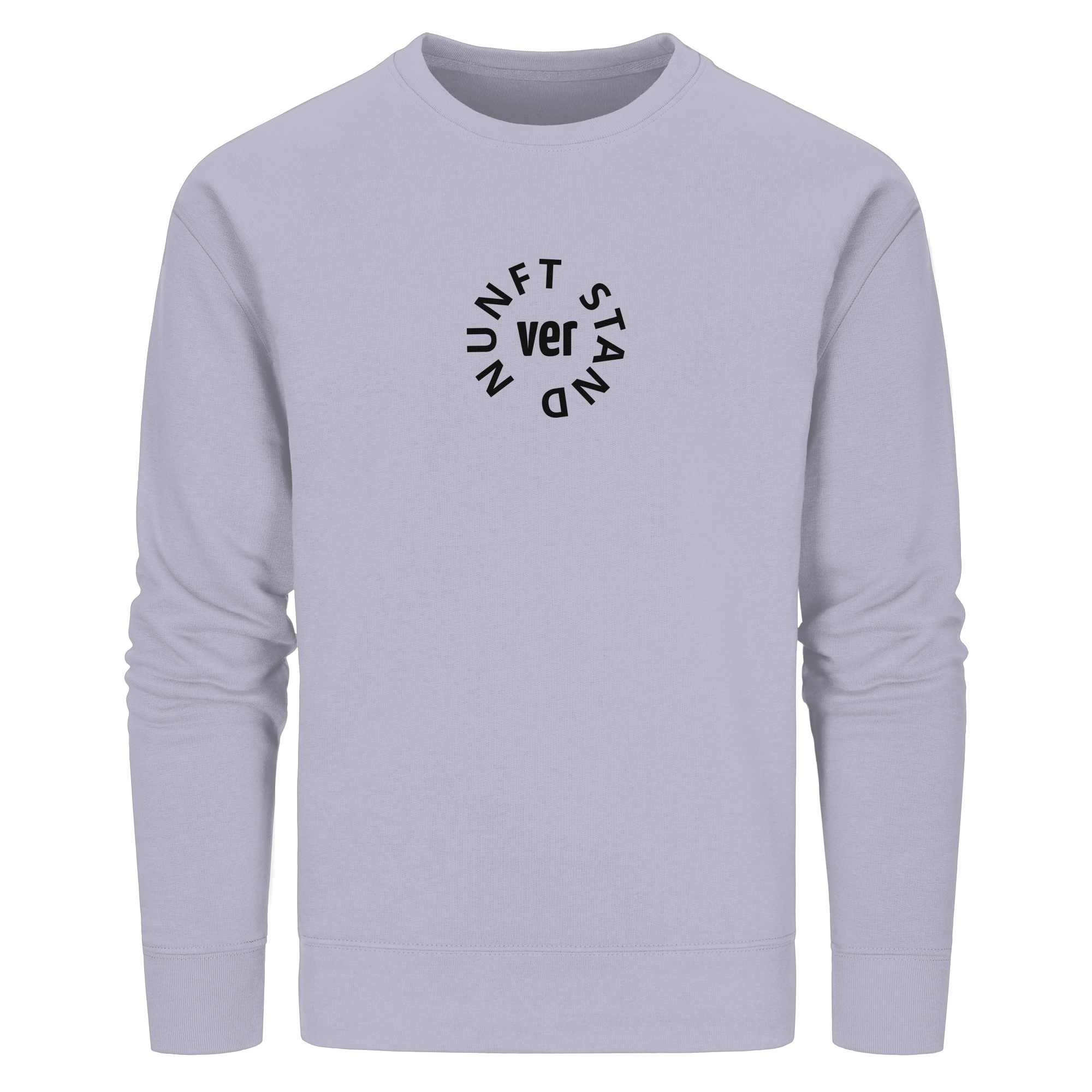BLACK FRONT (K4) - Organic Basic Unisex Sweatshirt