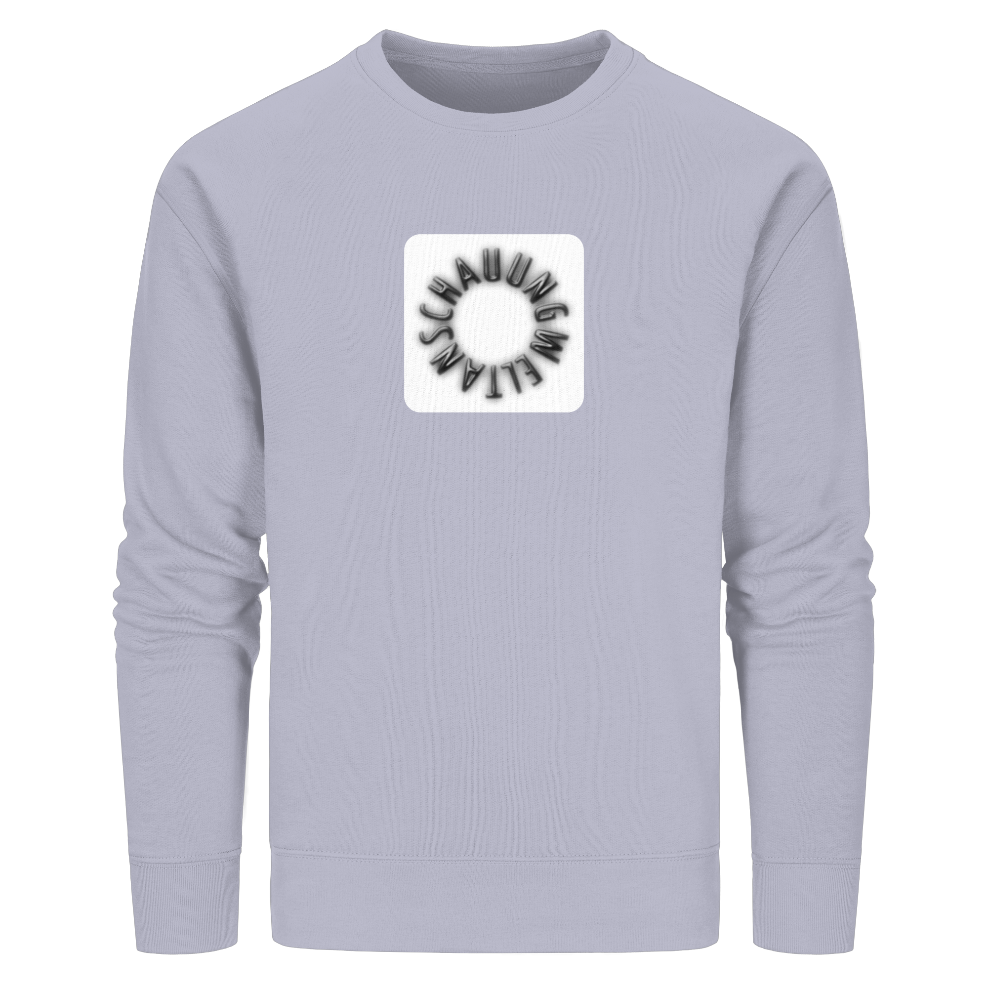 BLACK FRONT (K5) - Organic Basic Unisex Sweatshirt