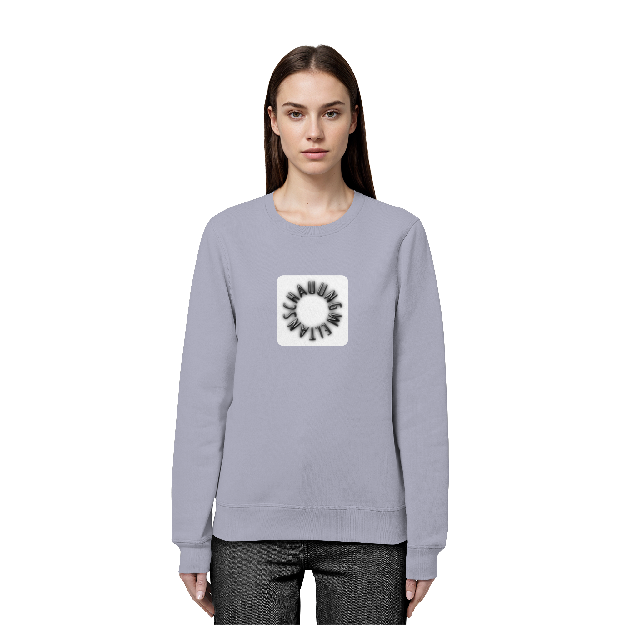 BLACK FRONT (K5) - Organic Basic Unisex Sweatshirt