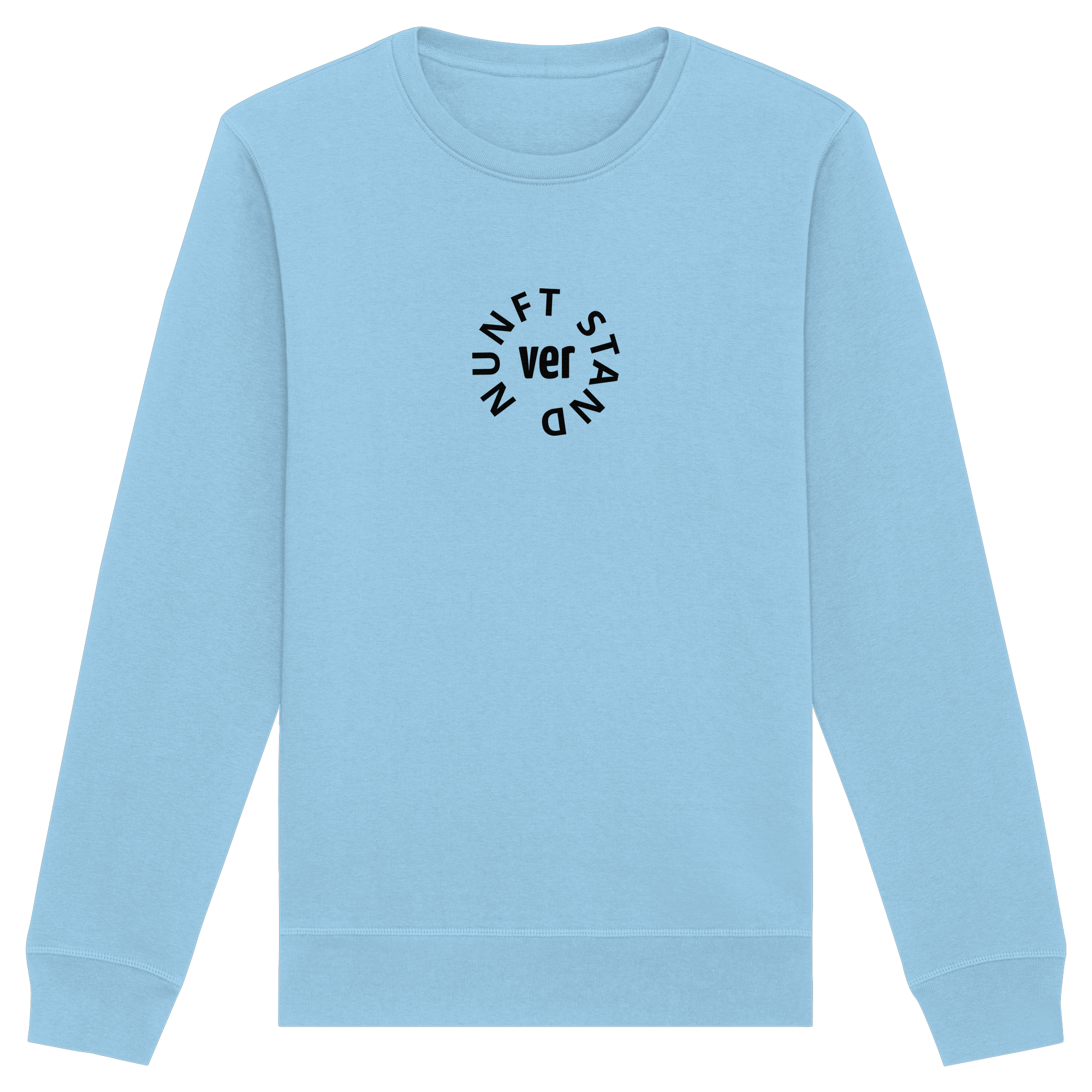 BLACK FRONT (K4) - Organic Basic Unisex Sweatshirt