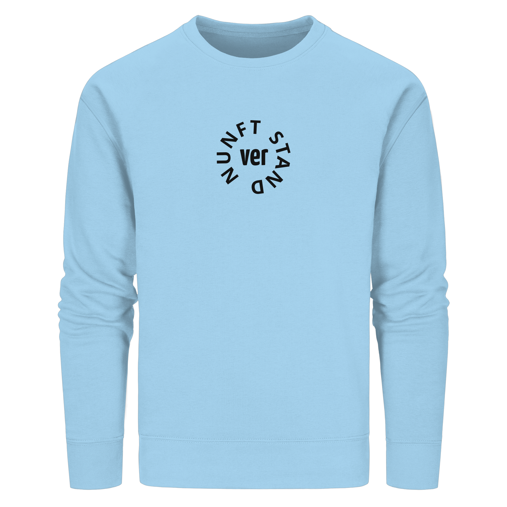 BLACK FRONT (K4) - Organic Basic Unisex Sweatshirt
