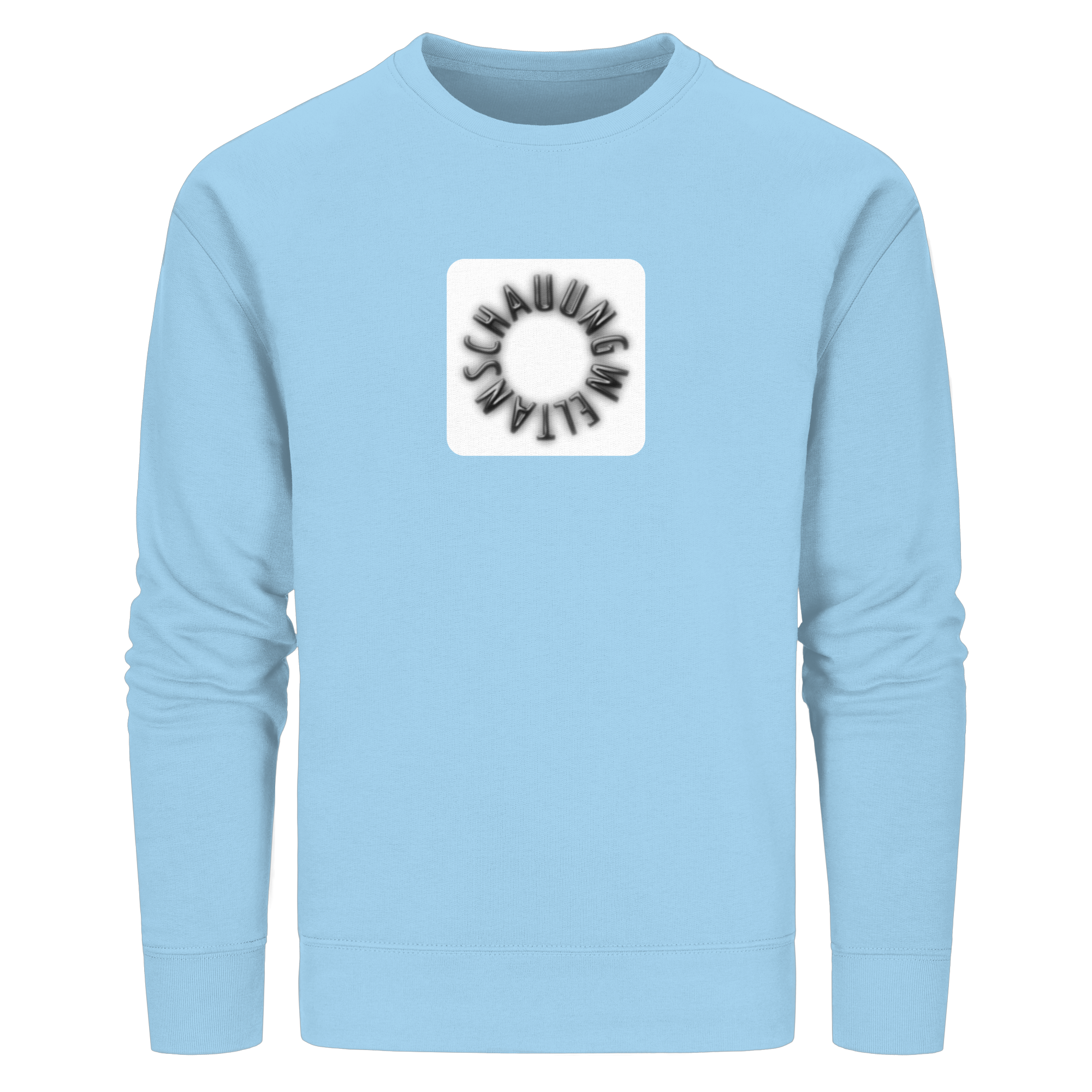 BLACK FRONT (K5) - Organic Basic Unisex Sweatshirt