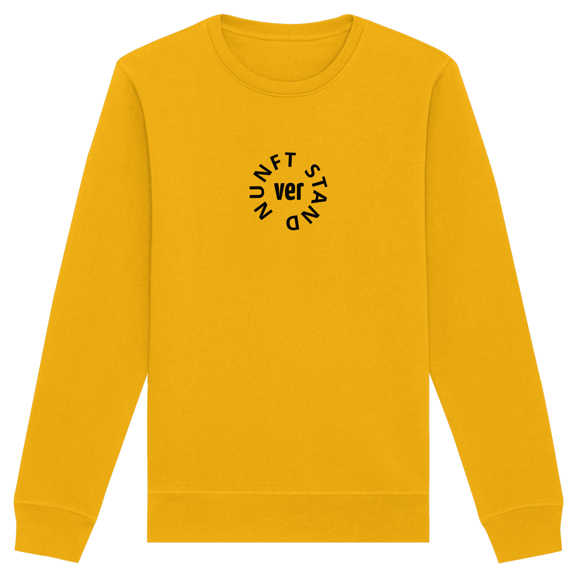 BLACK FRONT (K4) - Organic Basic Unisex Sweatshirt