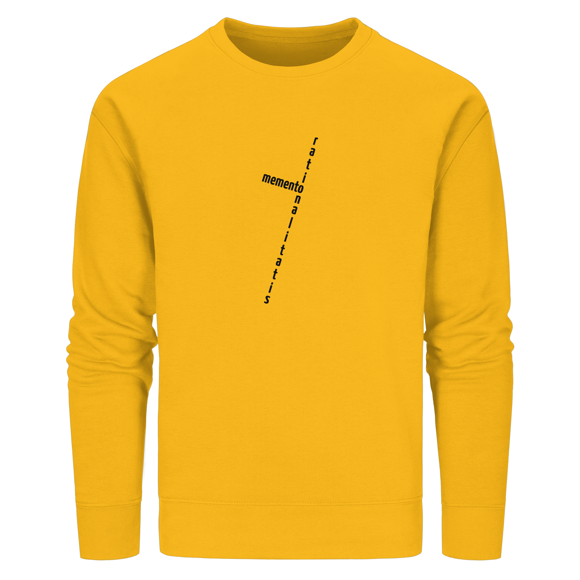 BLACK FRONT (K2) - Organic Basic Unisex Sweatshirt