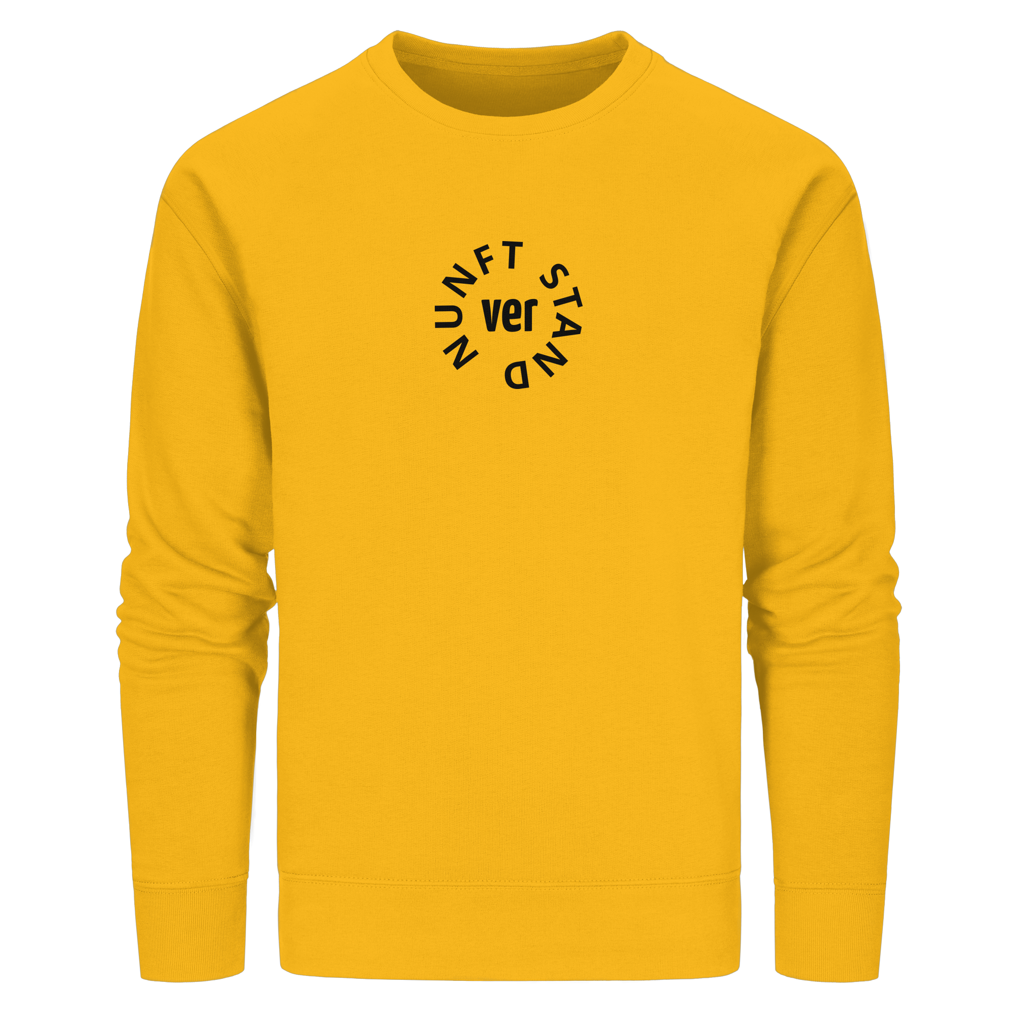 BLACK FRONT (K4) - Organic Basic Unisex Sweatshirt