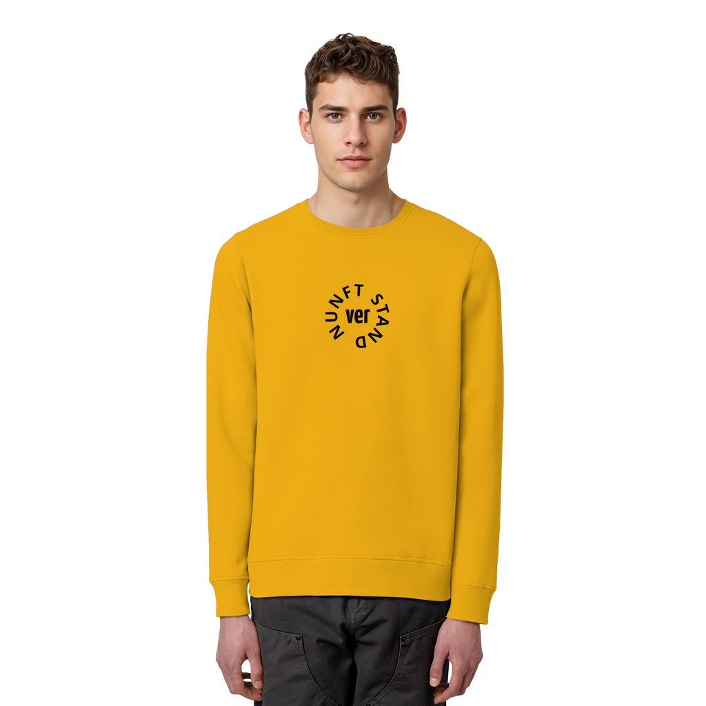 BLACK FRONT (K4) - Organic Basic Unisex Sweatshirt