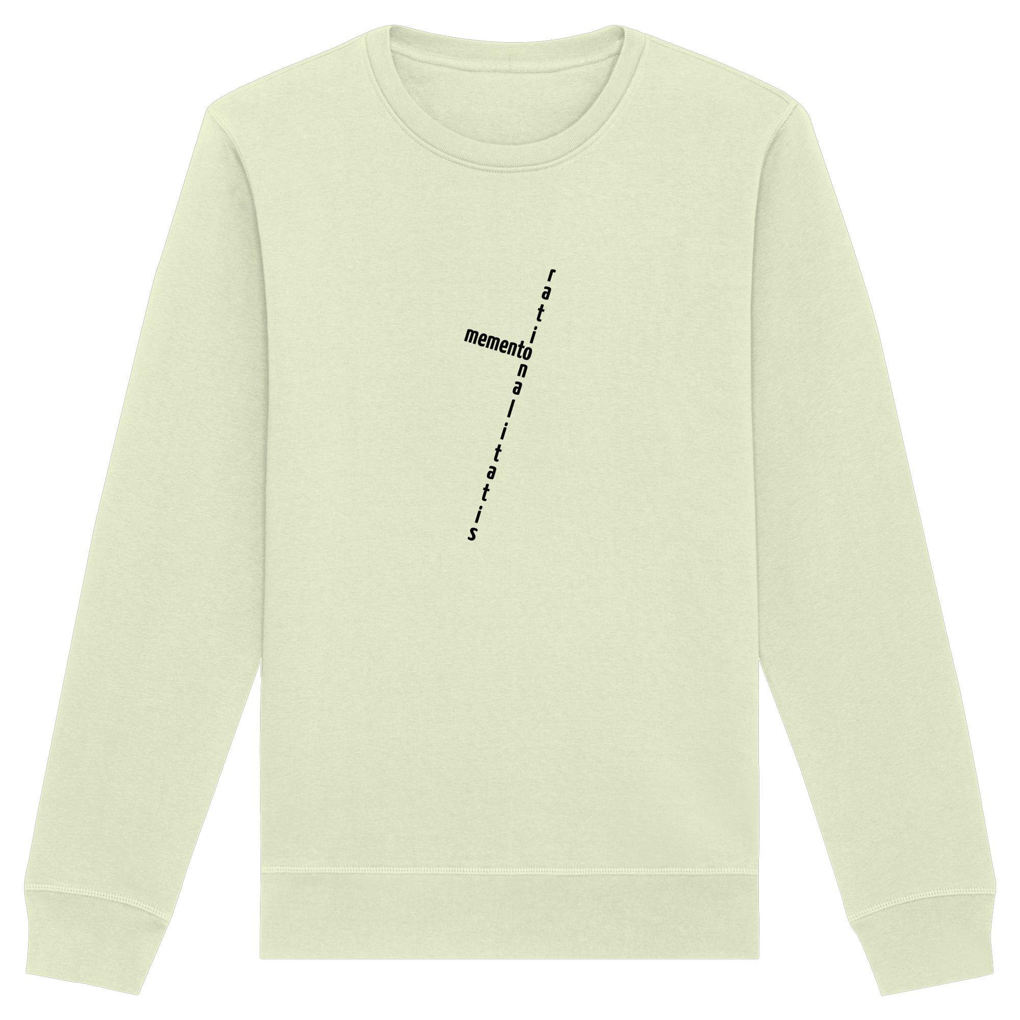 BLACK FRONT (K2) - Organic Basic Unisex Sweatshirt