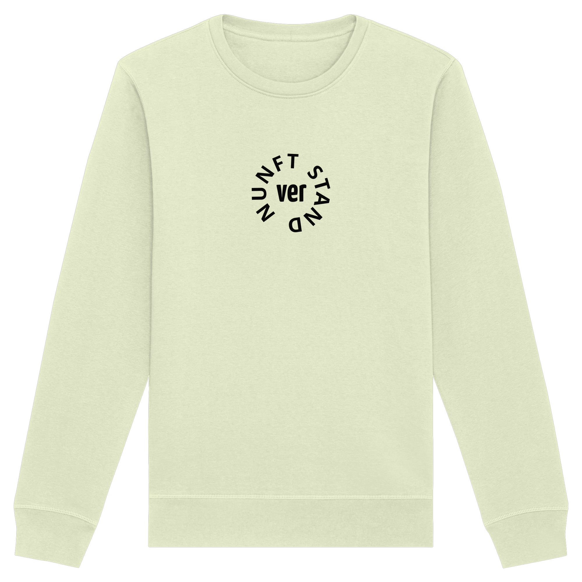 BLACK FRONT (K4) - Organic Basic Unisex Sweatshirt