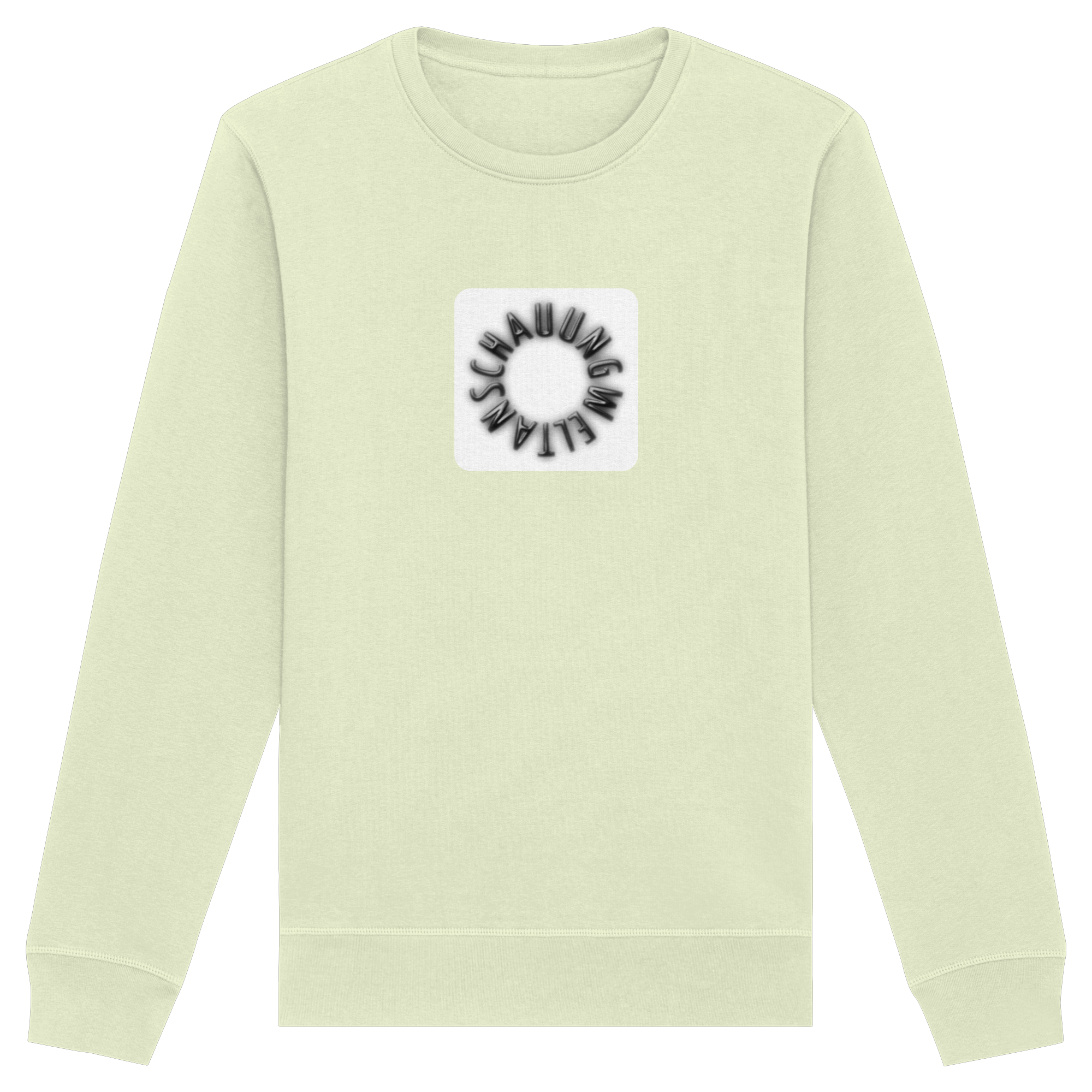 BLACK FRONT (K5) - Organic Basic Unisex Sweatshirt