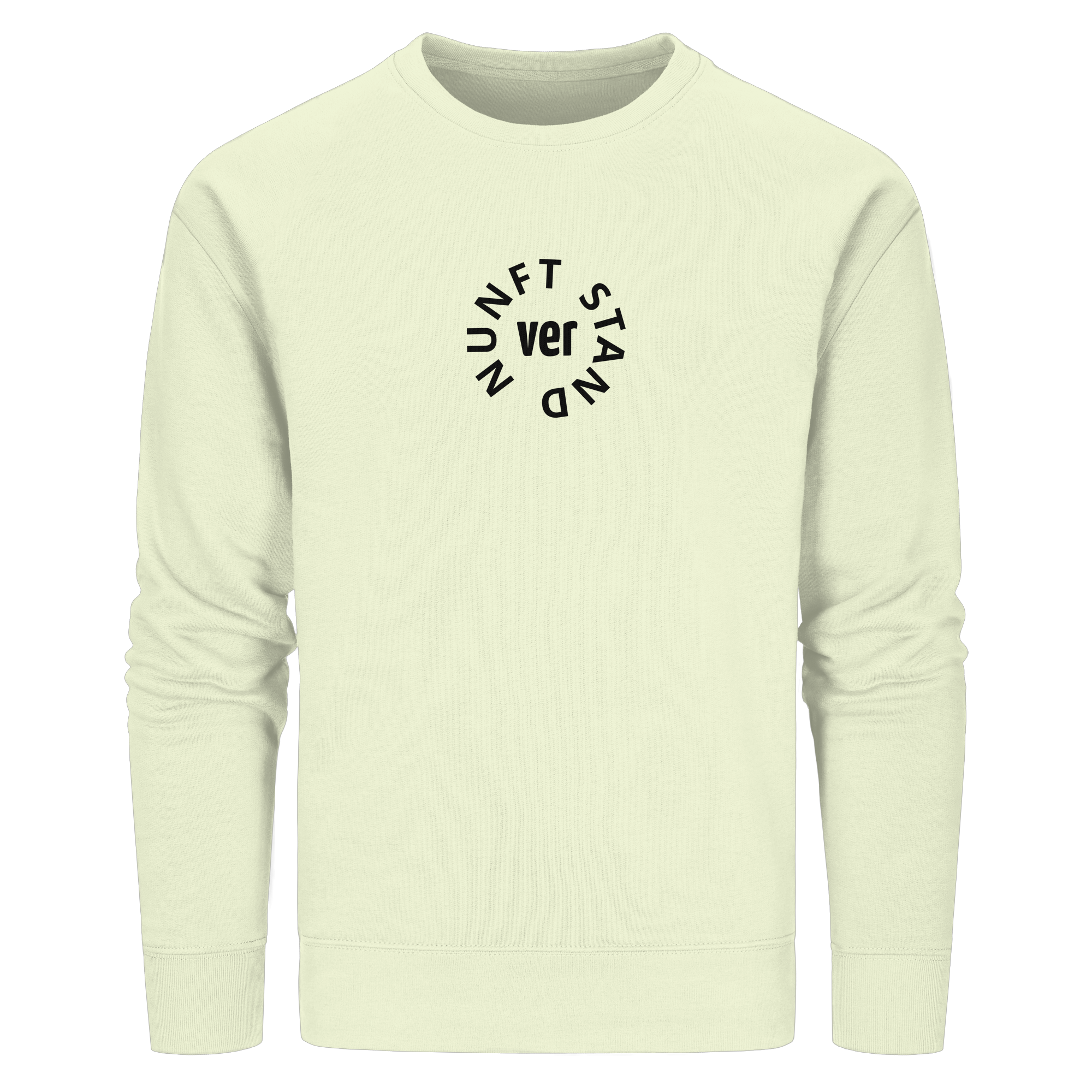 BLACK FRONT (K4) - Organic Basic Unisex Sweatshirt