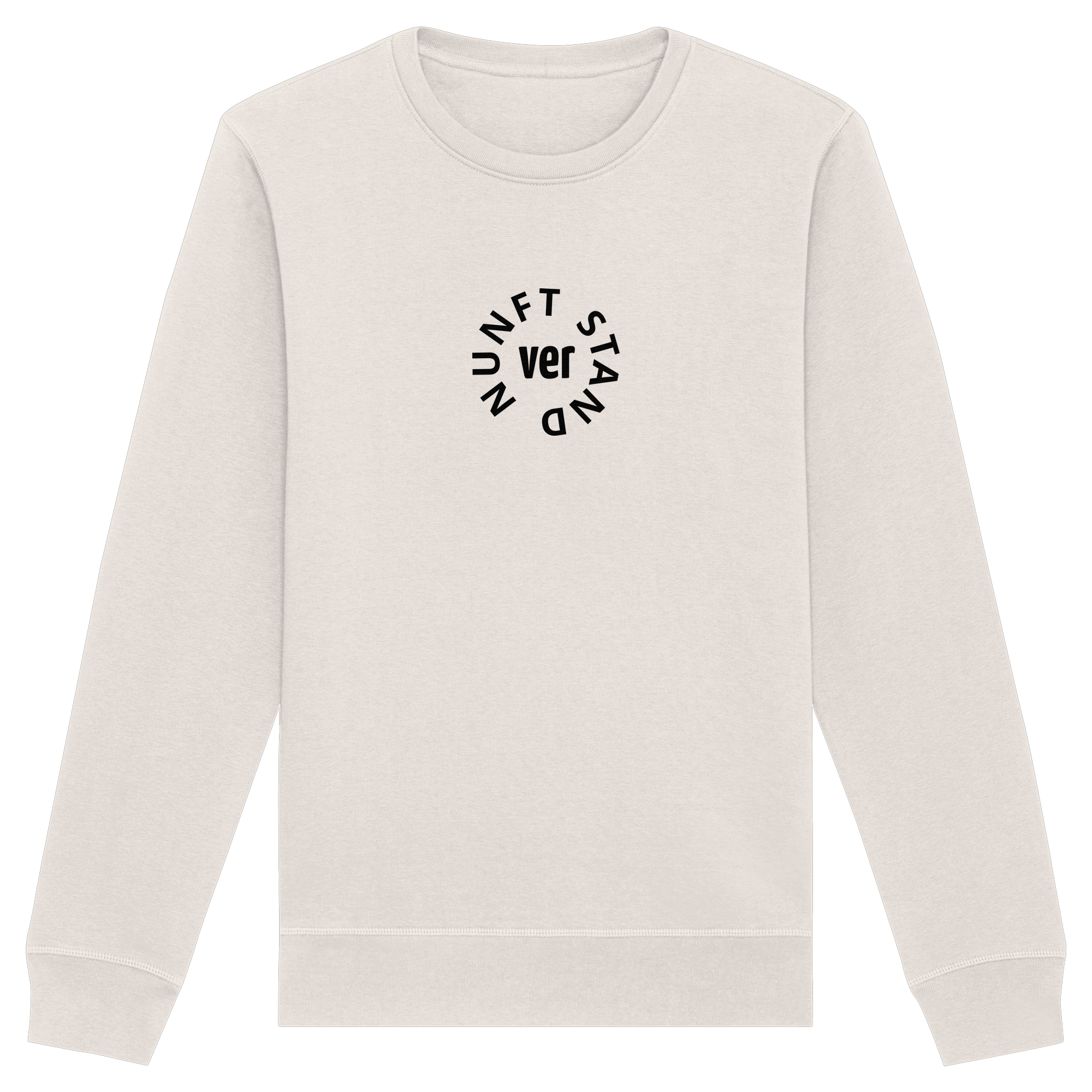 BLACK FRONT (K4) - Organic Basic Unisex Sweatshirt